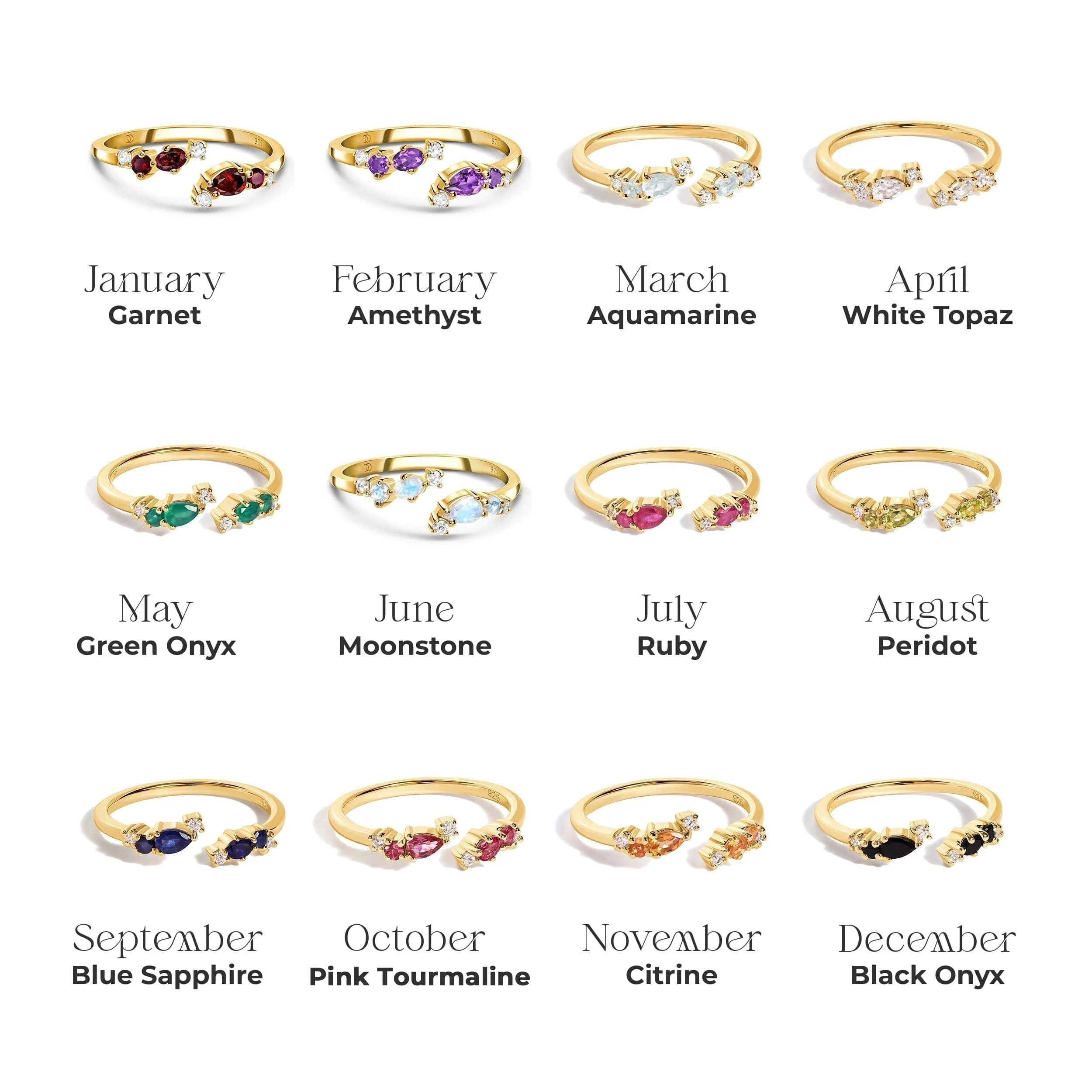 Adjustable Amethyst Ring Flourish - February Birthstone - Image 16