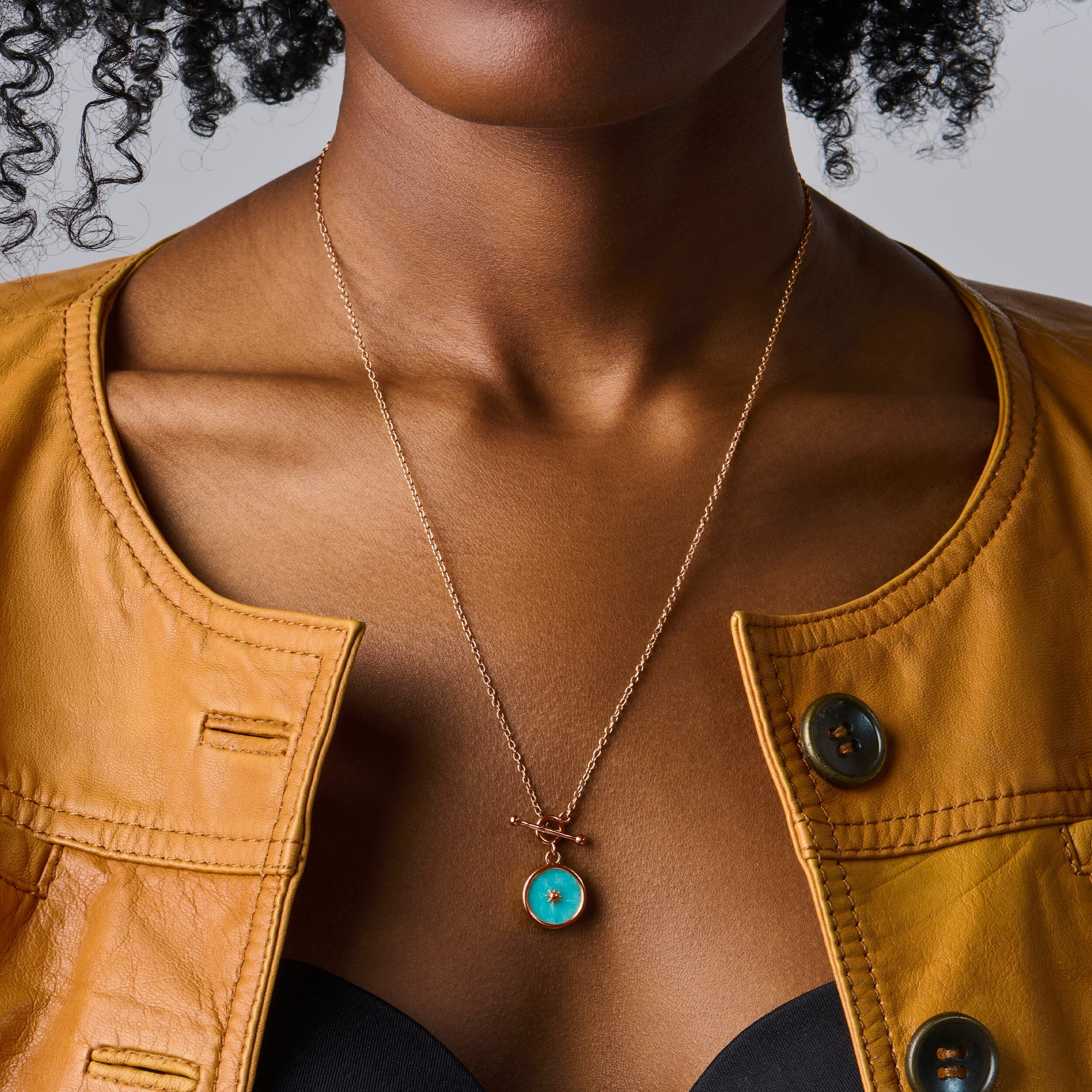 Amazonite T-Lock Necklace - Sol - Image 5