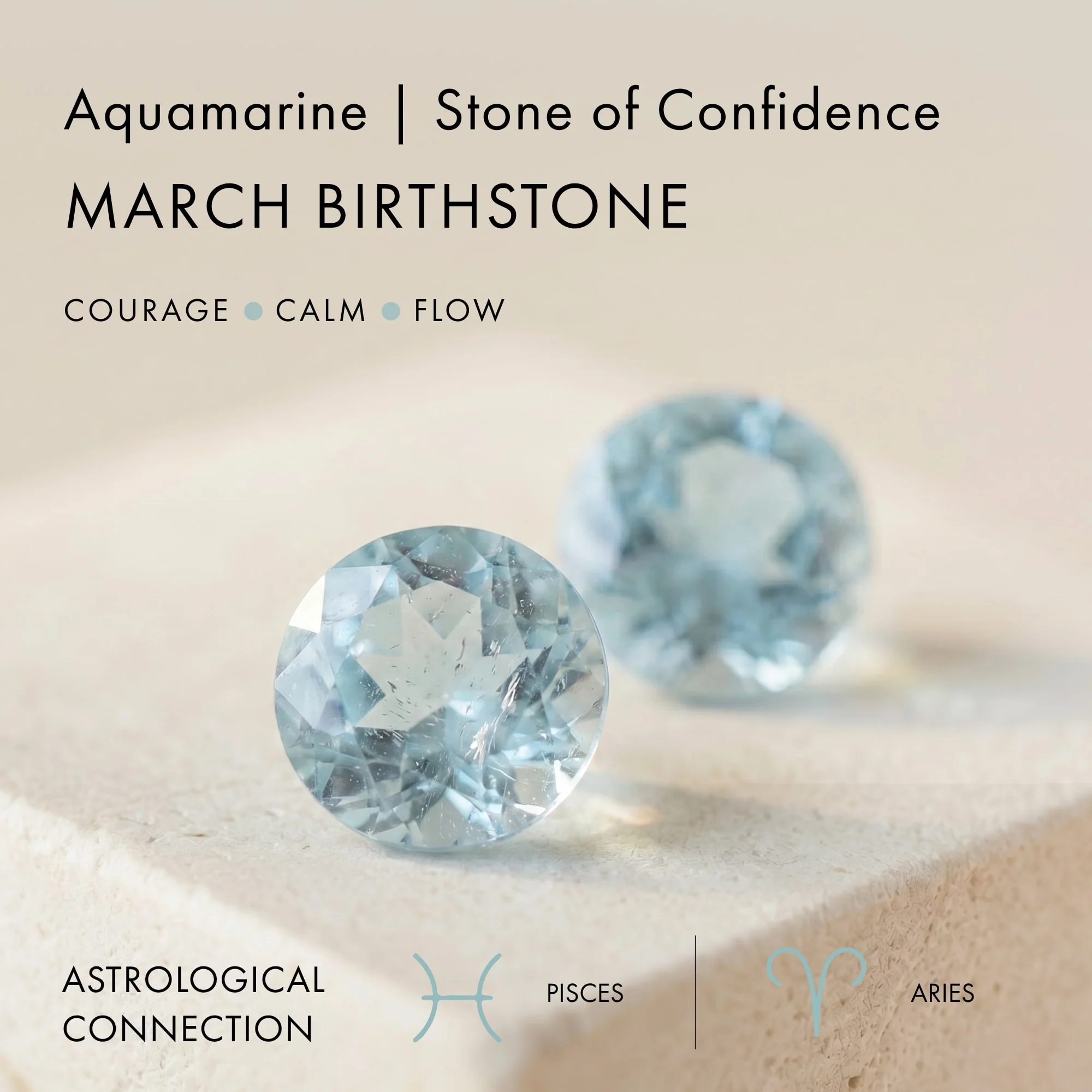 Aquamarine Necklace - Solitaire - Image 7