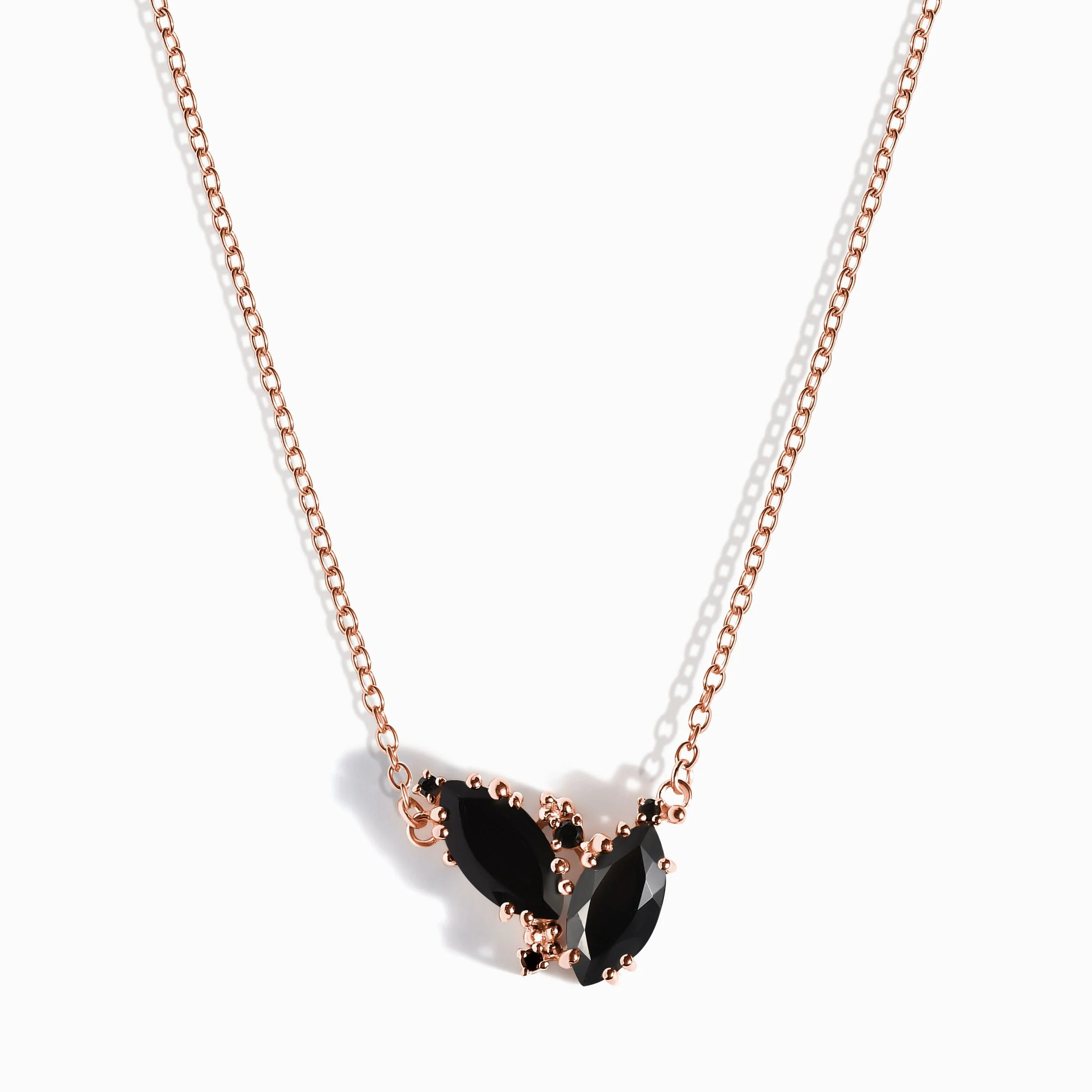 Black Obsidian Black Spinel Necklace - Resonance - Image 3