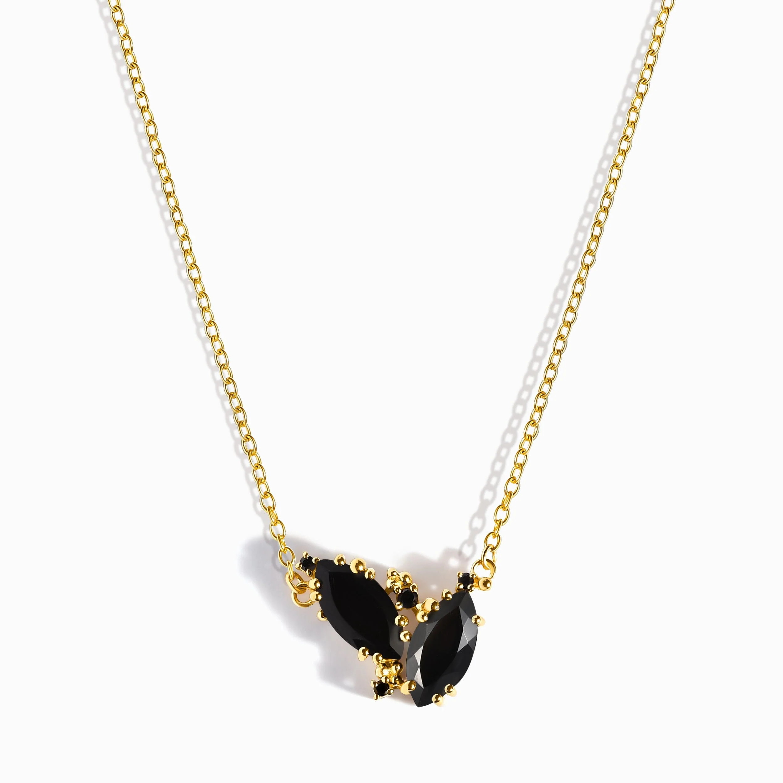 Black Obsidian Black Spinel Necklace - Resonance - Image 5