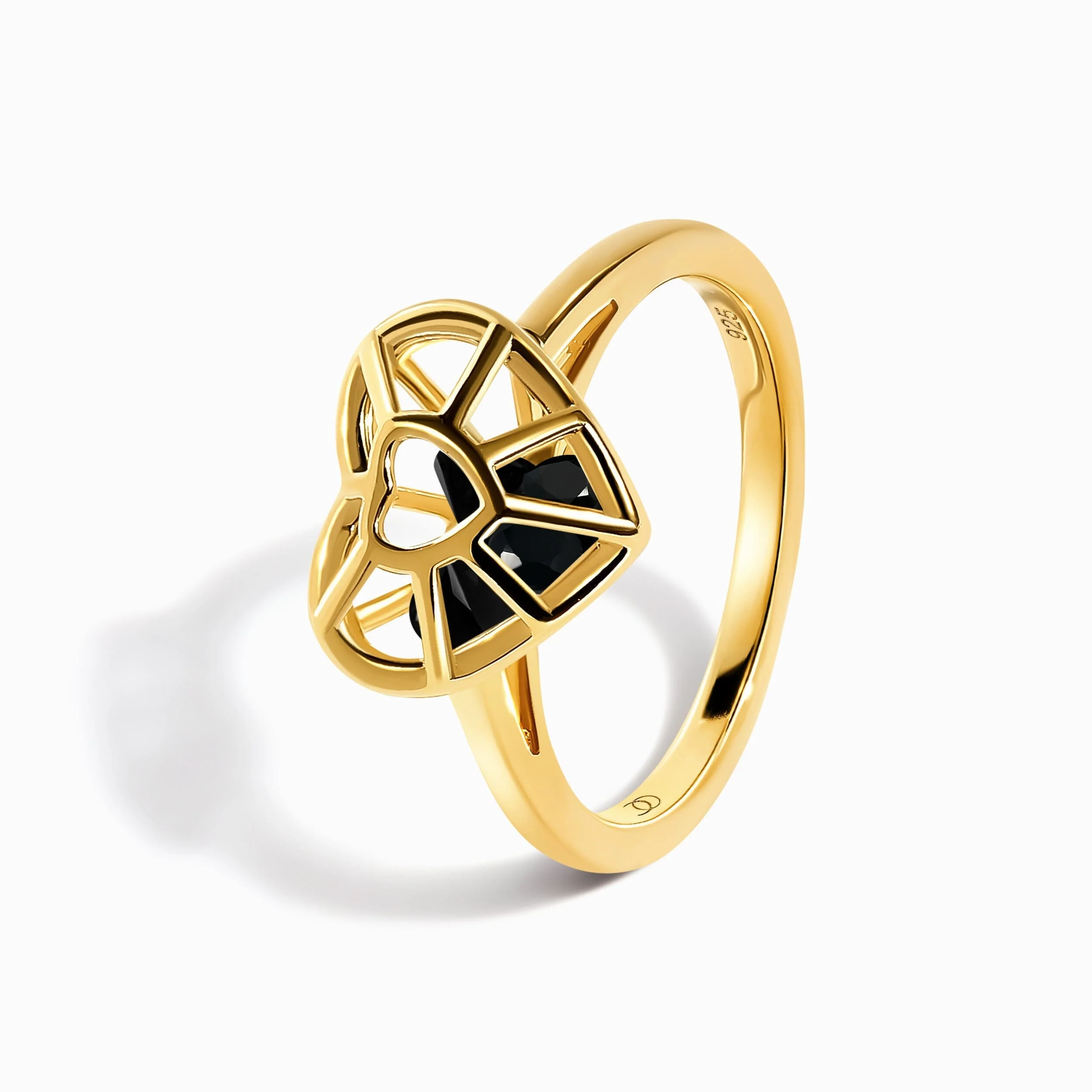 Black Obsidian Fidget Ring - Heart in Motion - Image 21