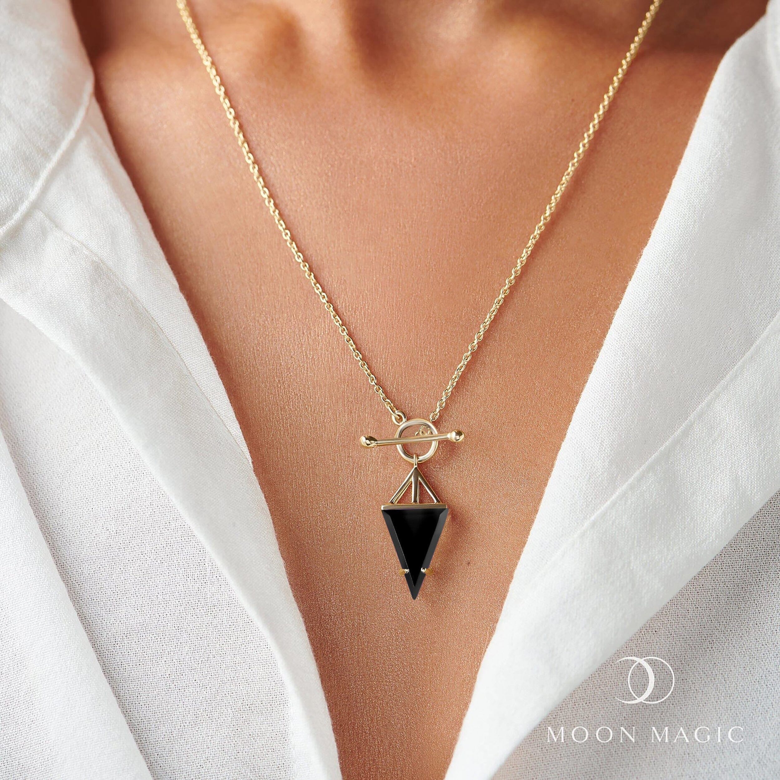 Black Obsidian Necklace - Heroine T-Lock - Image 39