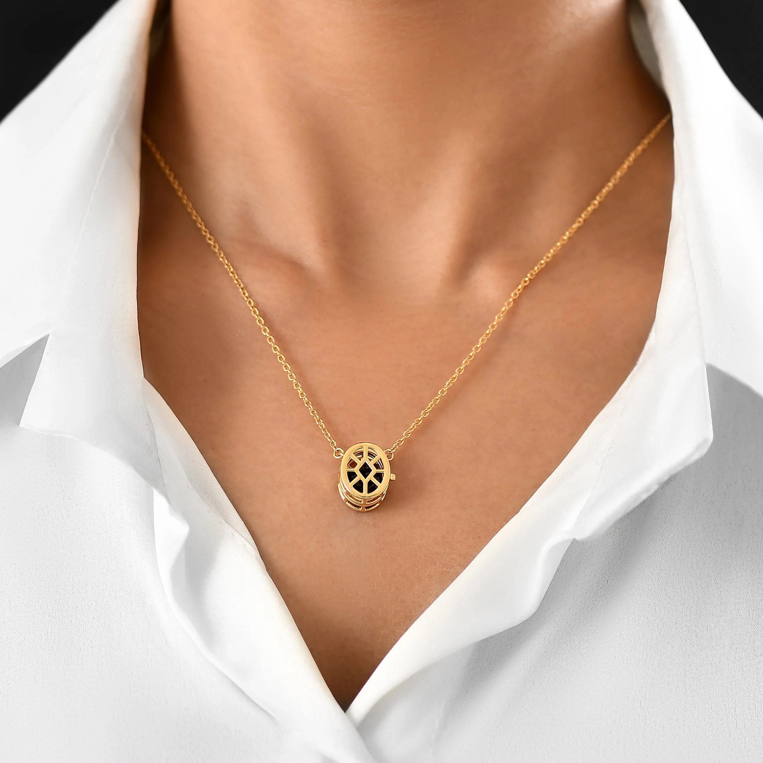 Black Obsidian Necklace - Motion Medicine Locket - Image 6