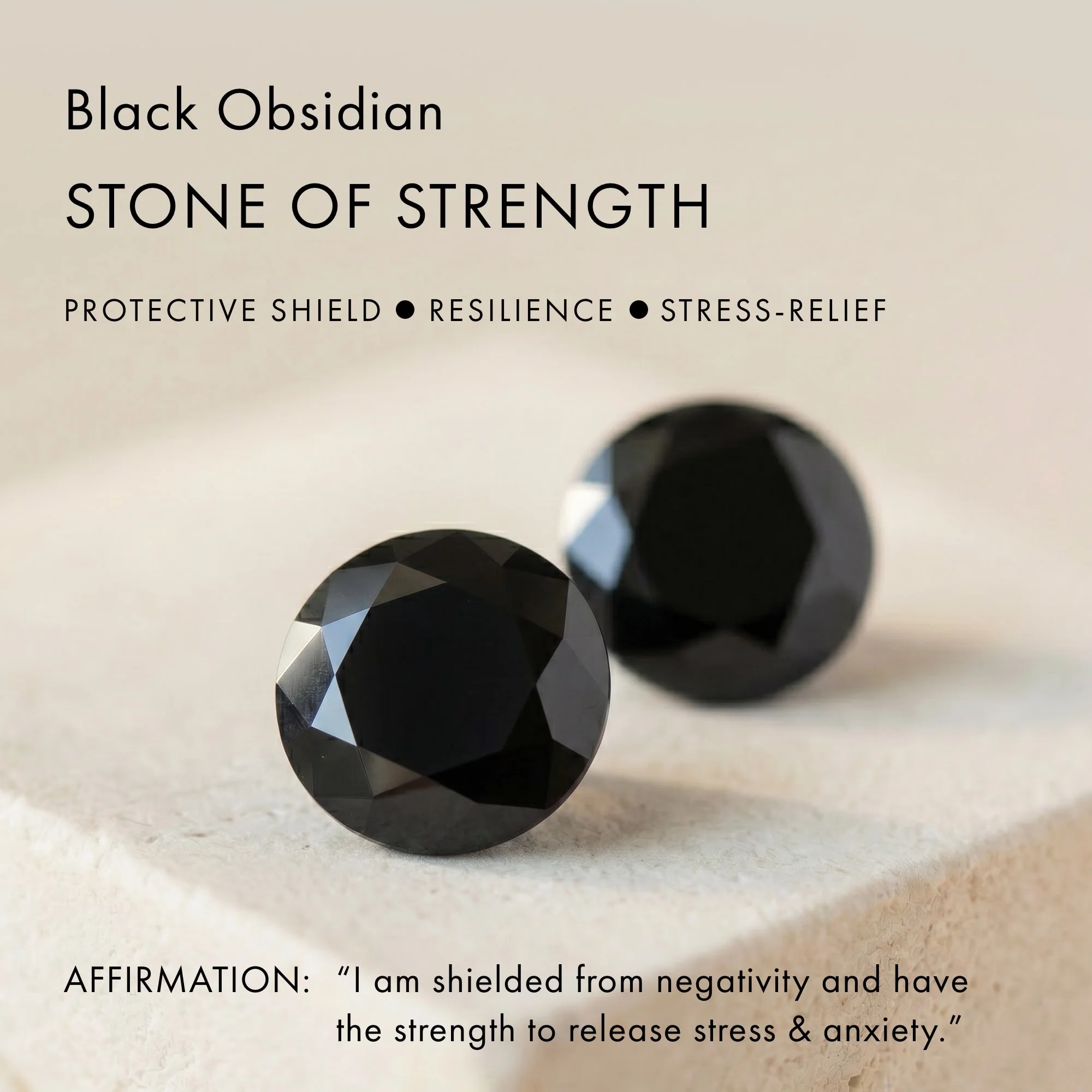 Black Obsidian Necklace - Motion Medicine Locket - Image 7