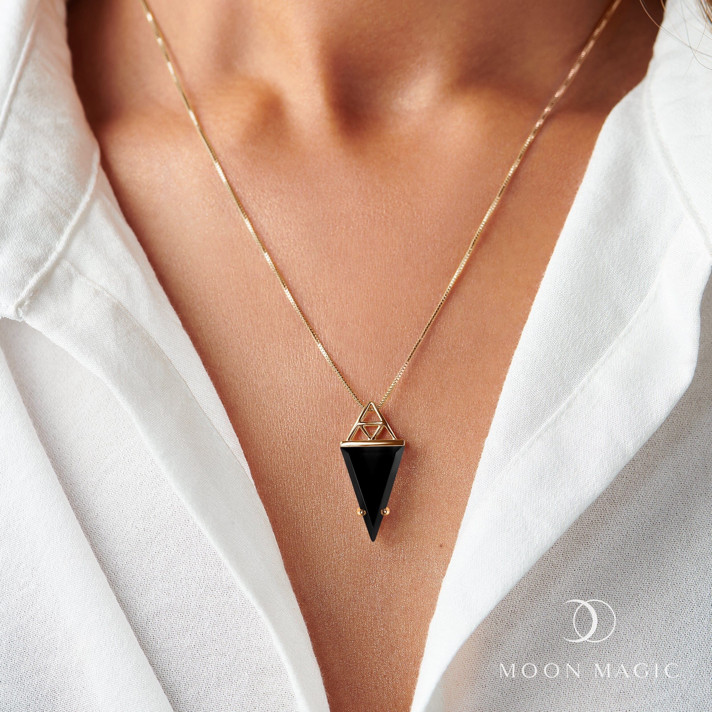 Black Obsidian Necklace - Myth - Image 14