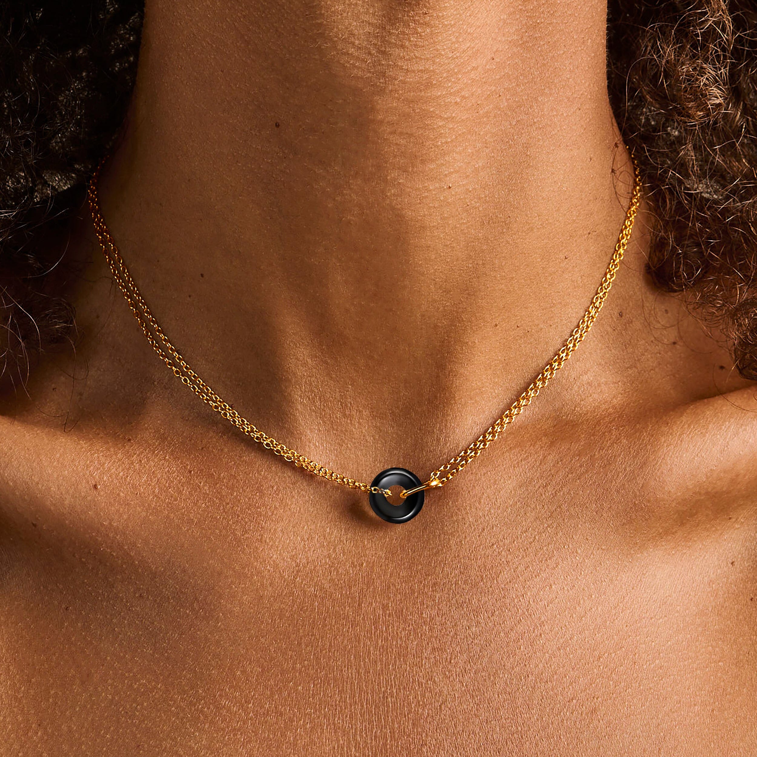 Black Obsidian Necklace - Ora - Image 6