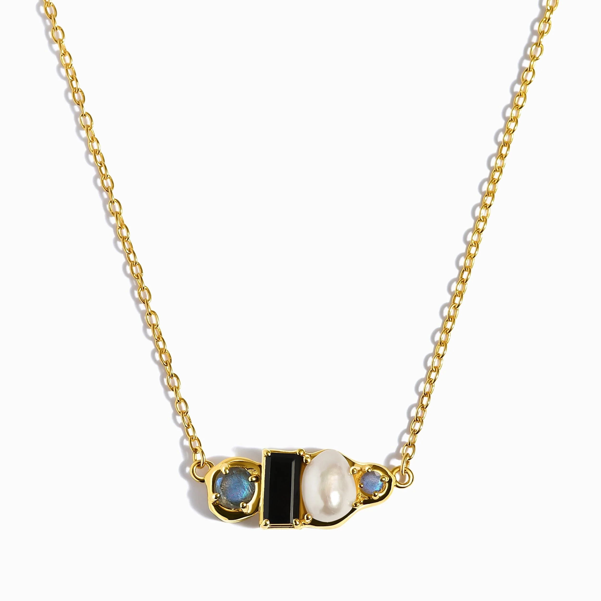 Black Obsidian Pearl Necklace - Treasure - Image 19