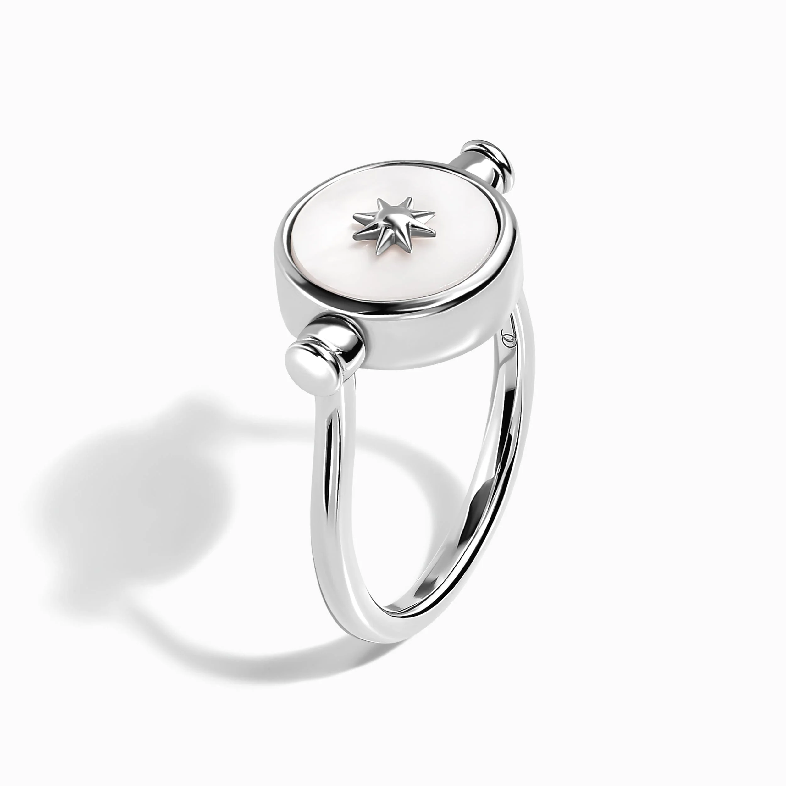 Black Obsidian Pearl Ring - Night & Day - Image 17