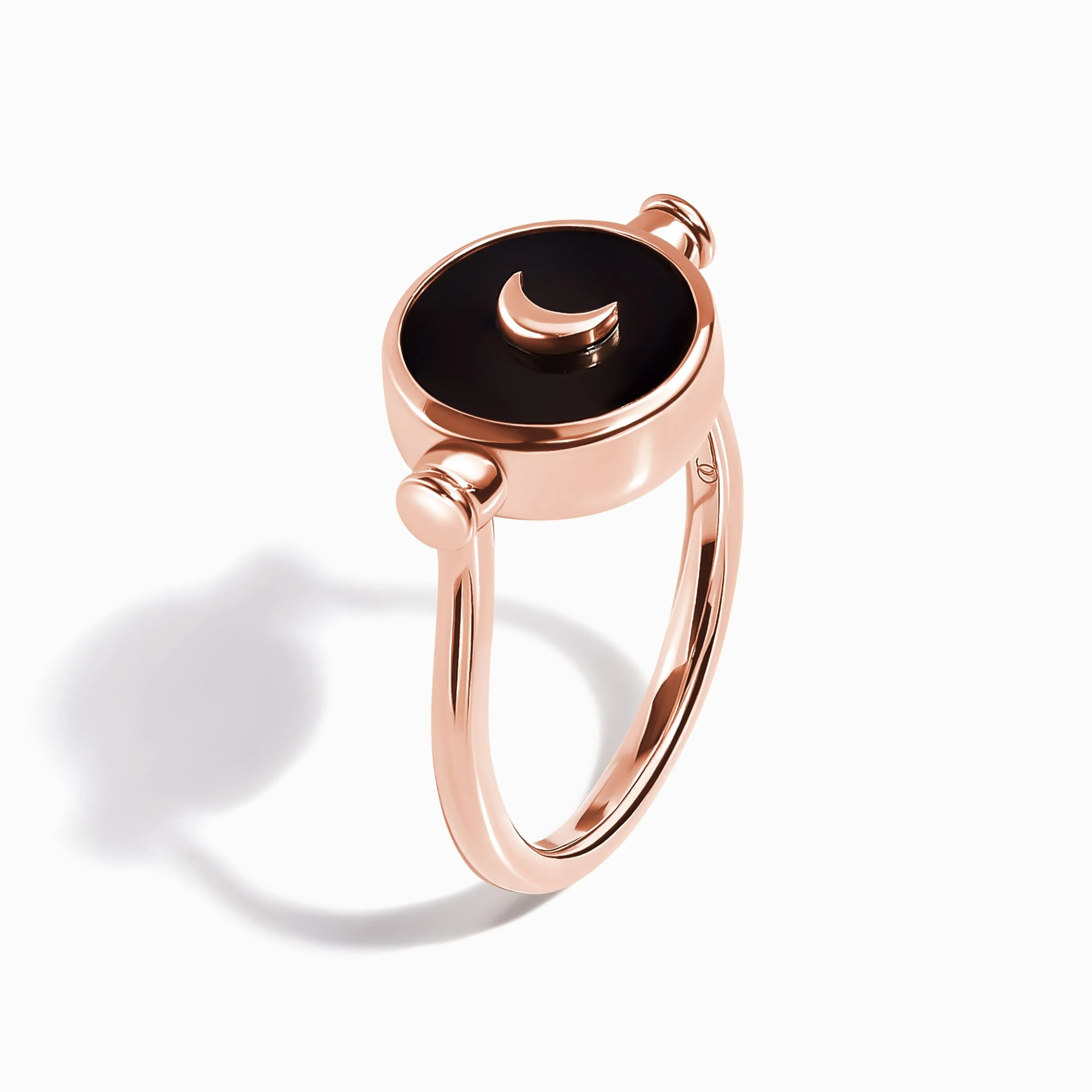 Black Obsidian Pearl Ring - Night & Day - Image 19