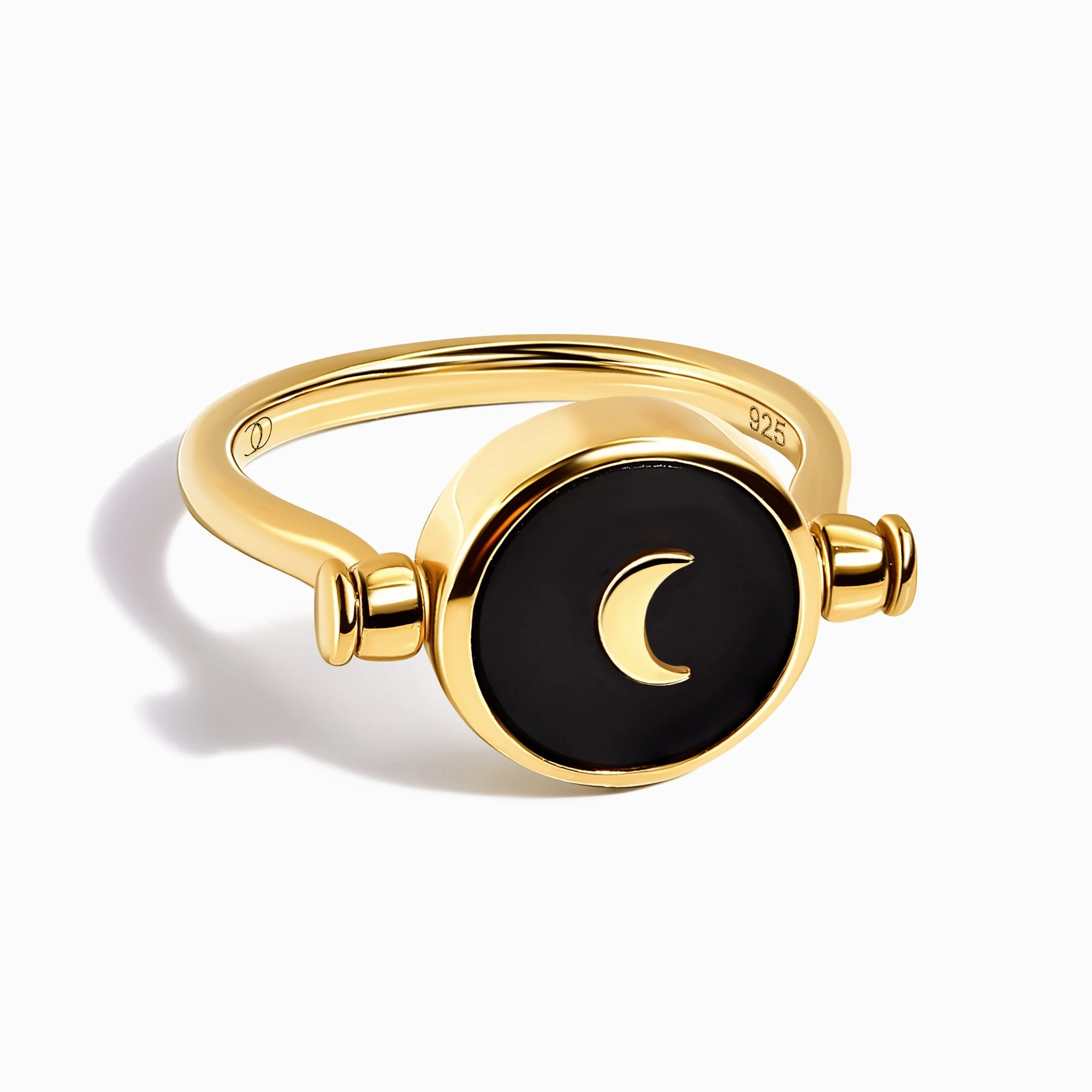 Black Obsidian Pearl Ring - Night & Day - Image 21