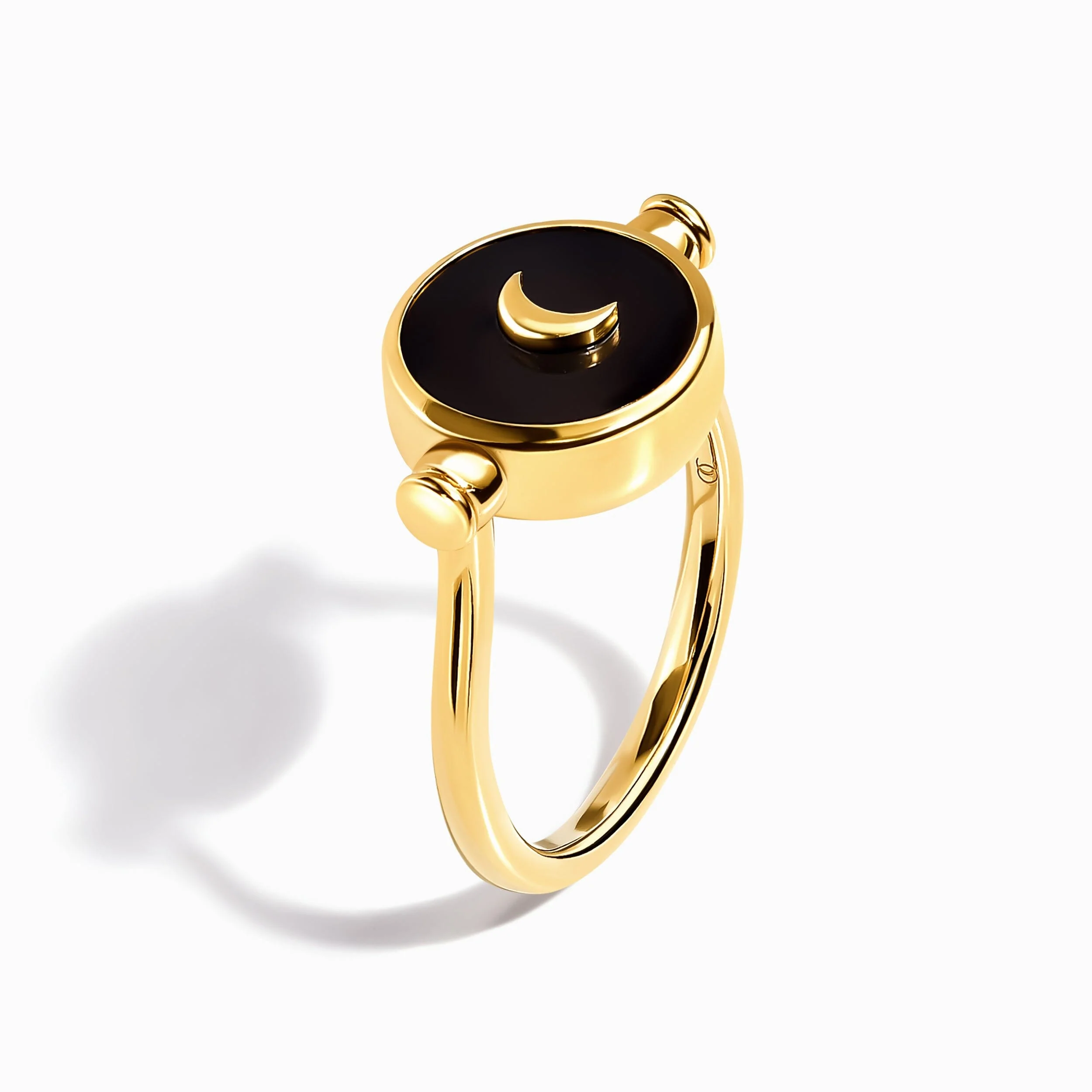 Black Obsidian Pearl Ring - Night & Day - Image 22