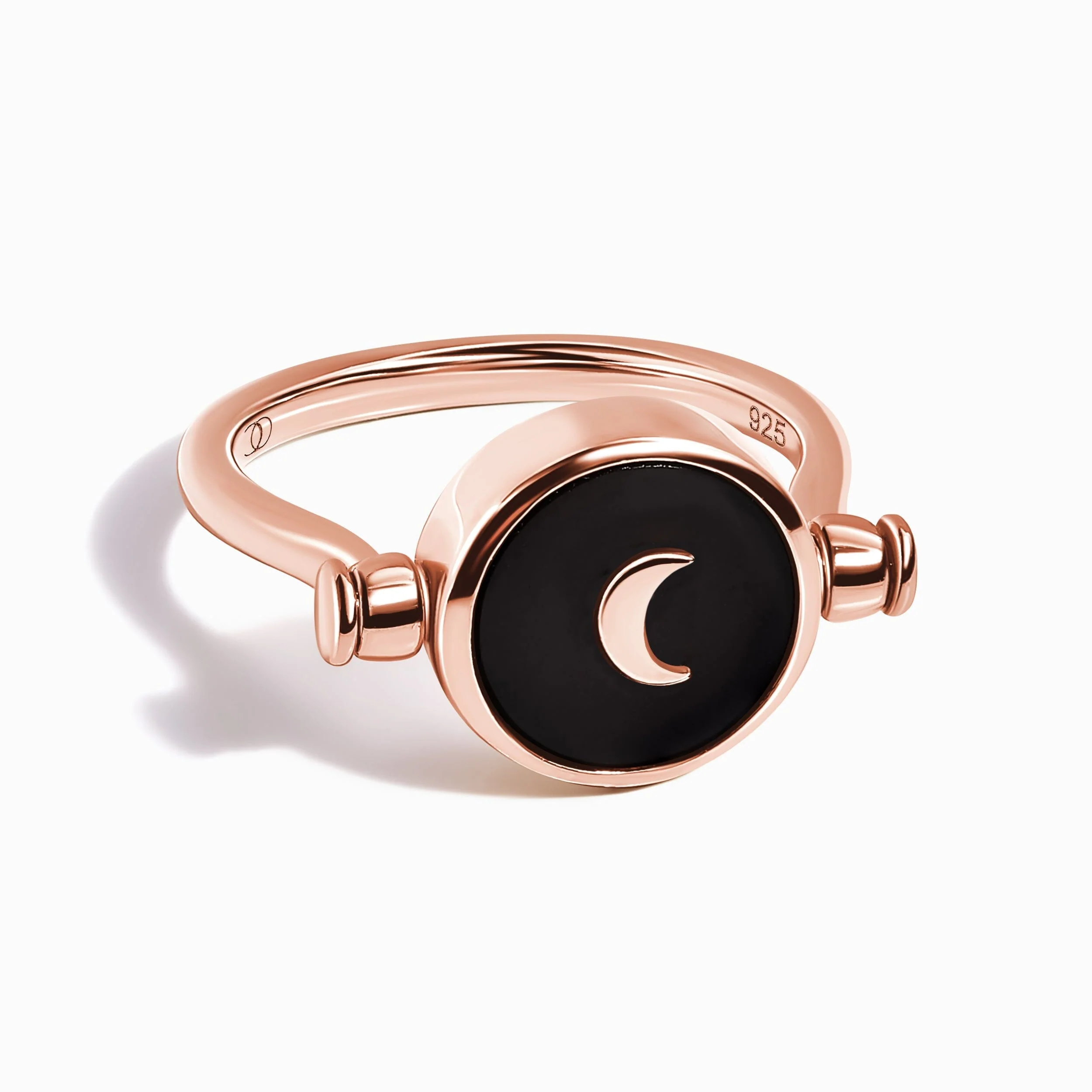 Black Obsidian Pearl Ring - Night & Day - Image 28