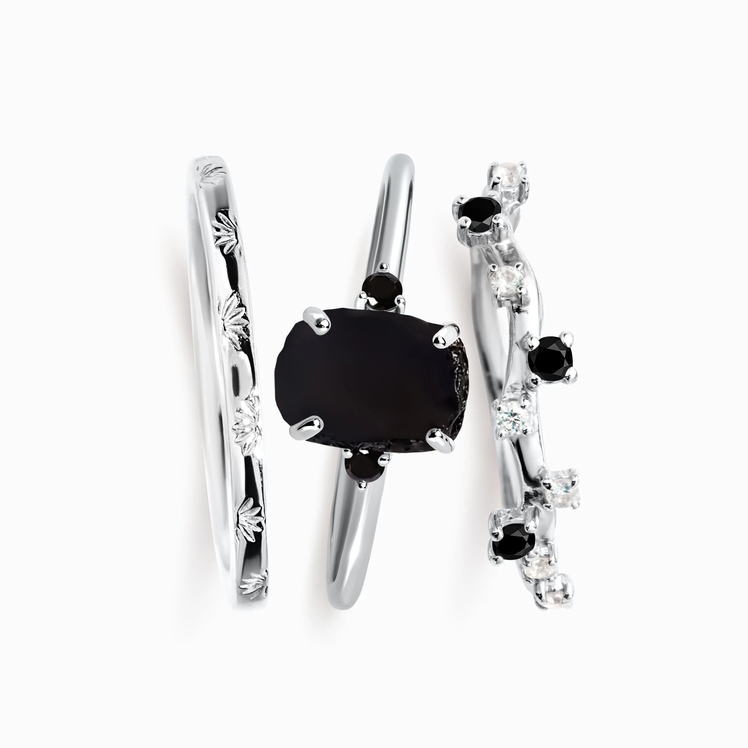 Black Obsidian Petite Raw Allure Set