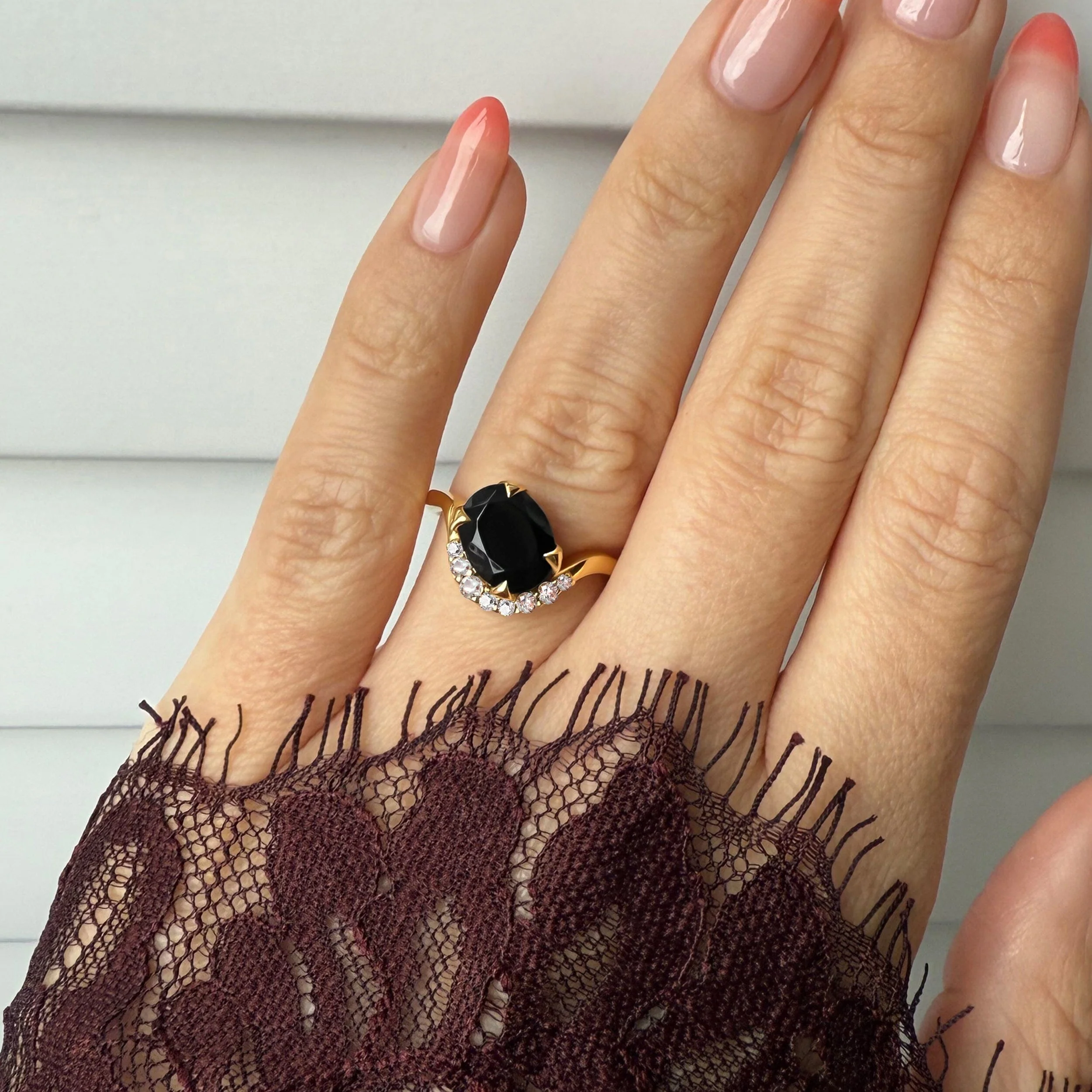 Black Obsidian Ring - Arc of Promise - Image 4
