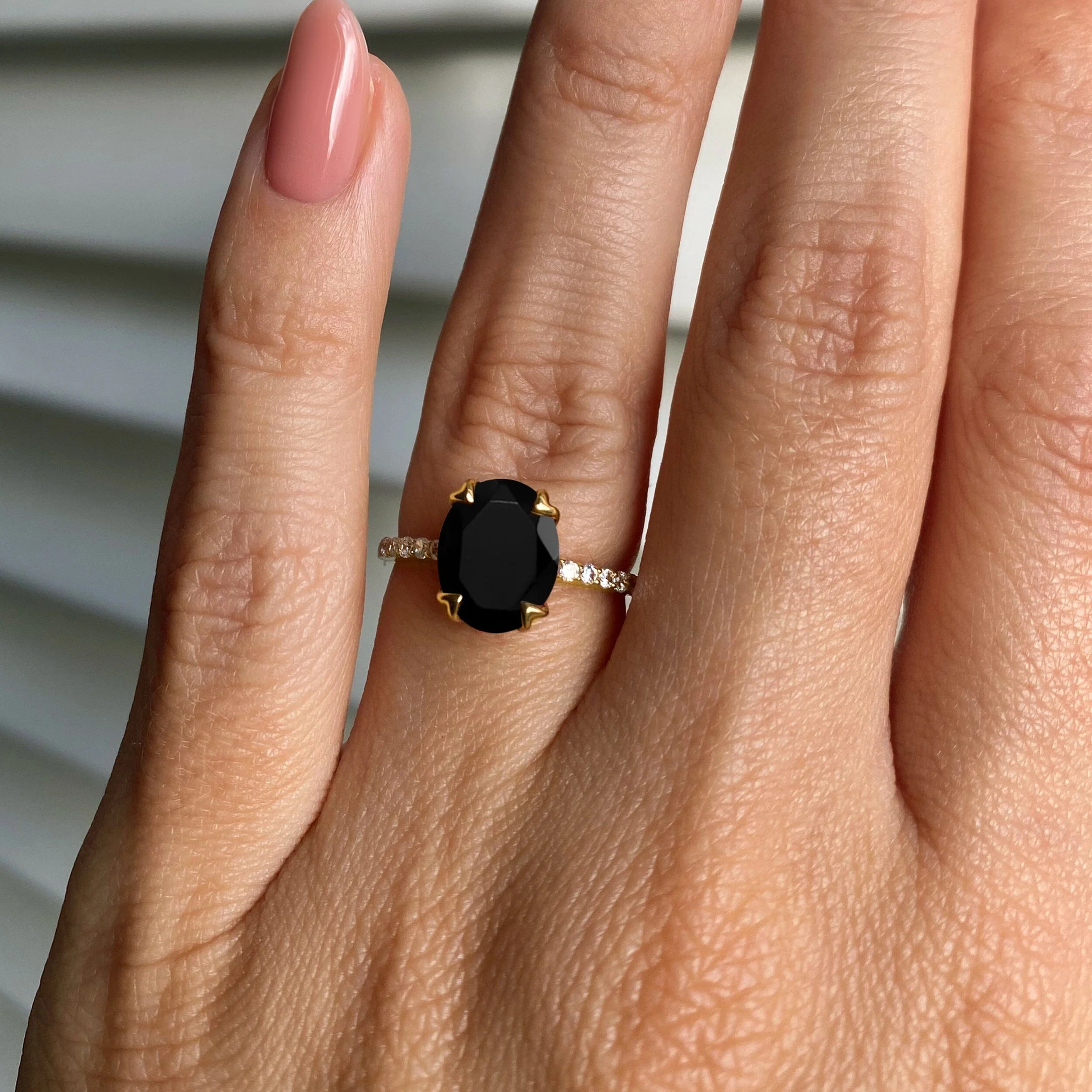 Black Obsidian Ring - Harlow - Image 24