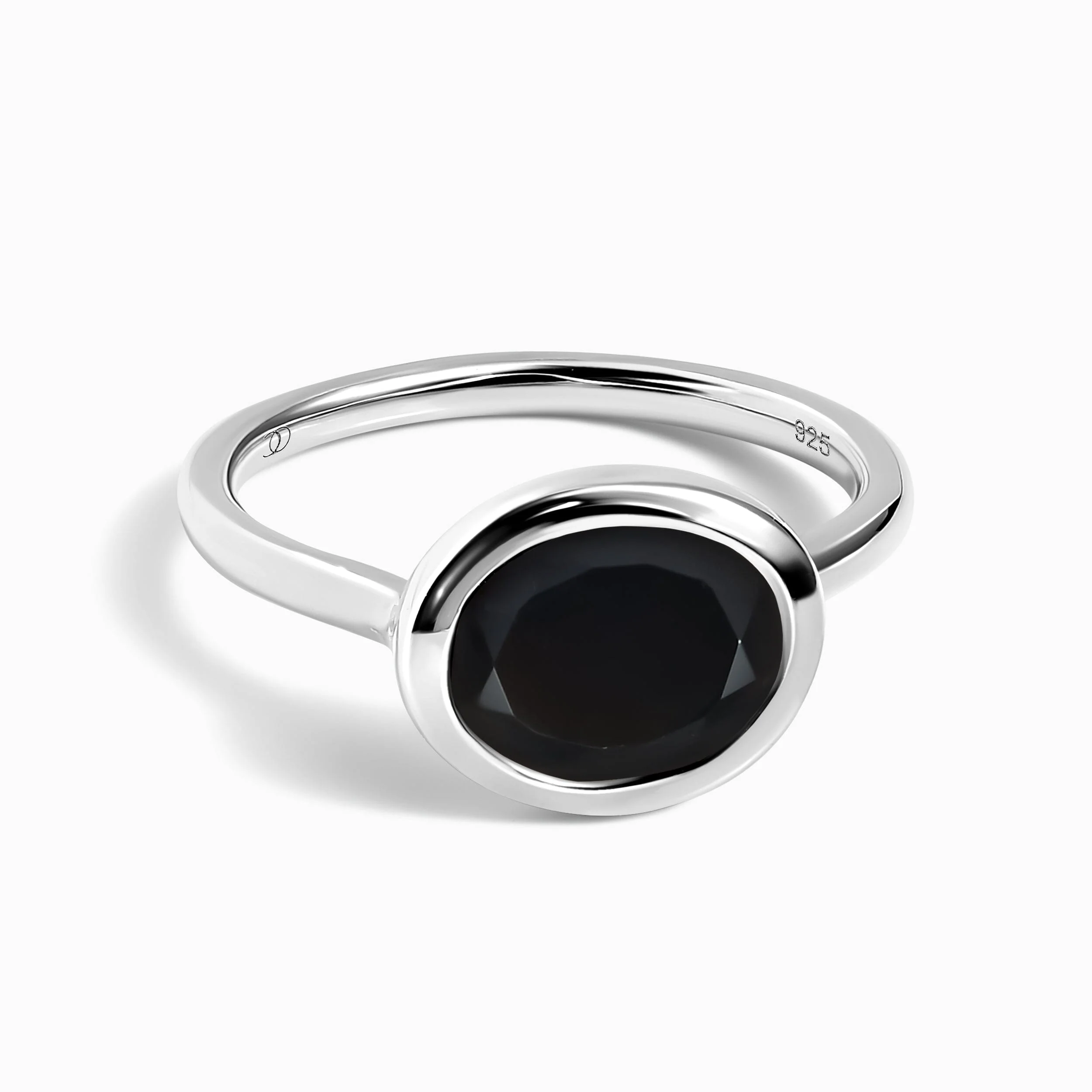Black Obsidian Skin Touch Ring - Feel the Strength - Image 2