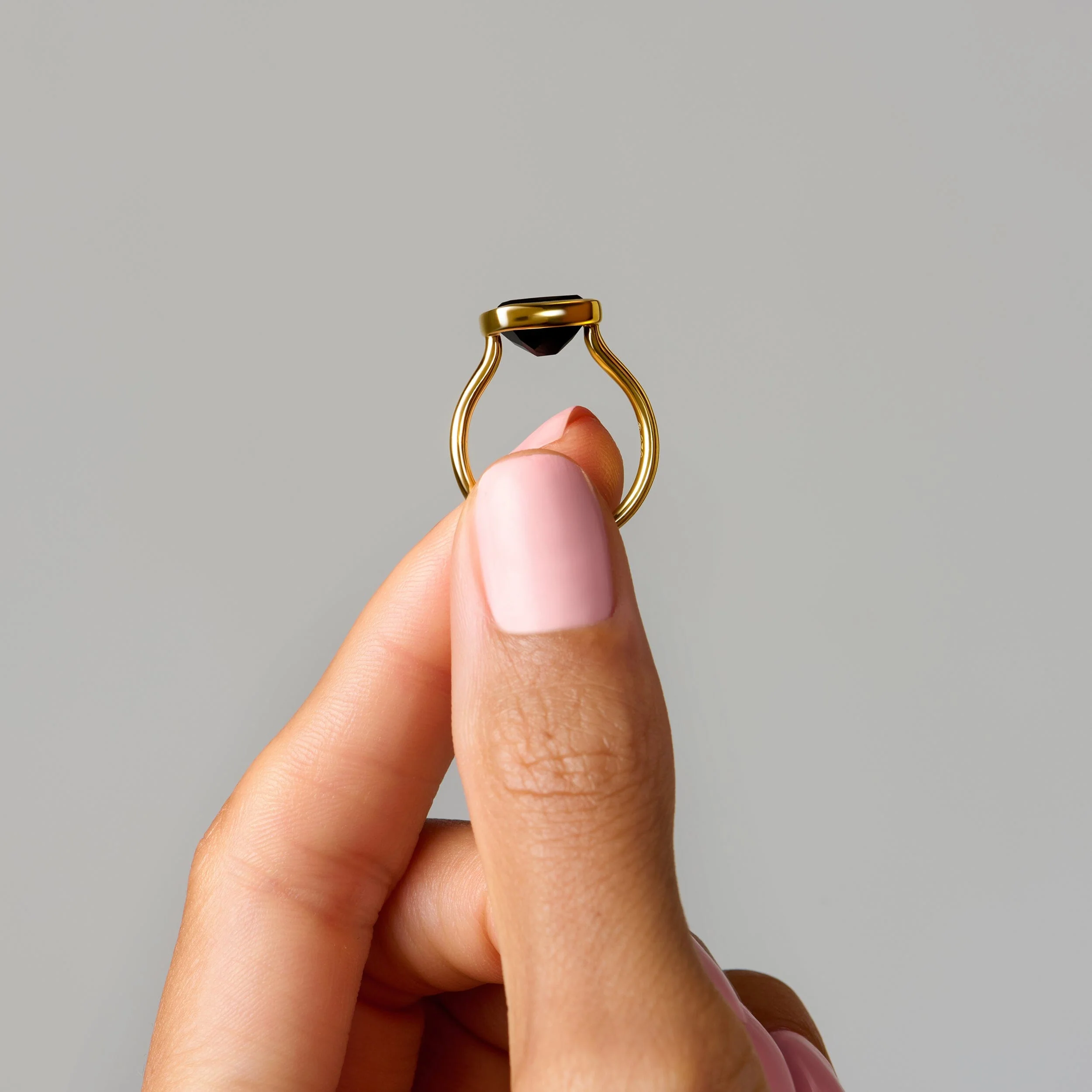 Black Obsidian Skin Touch Ring - Feel the Strength - Image 24