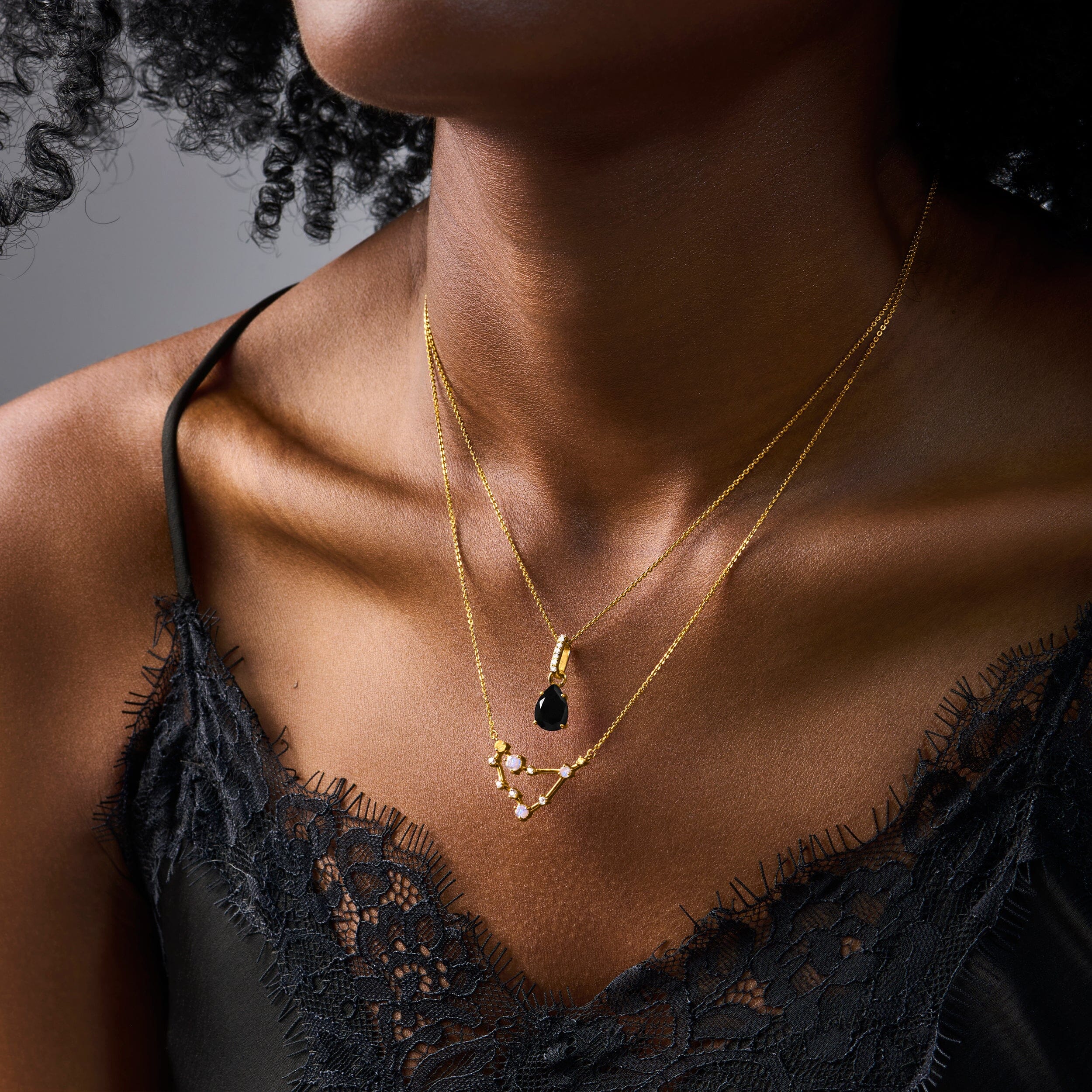 Black Onyx Necklace Sway - December Birthstone - Image 12