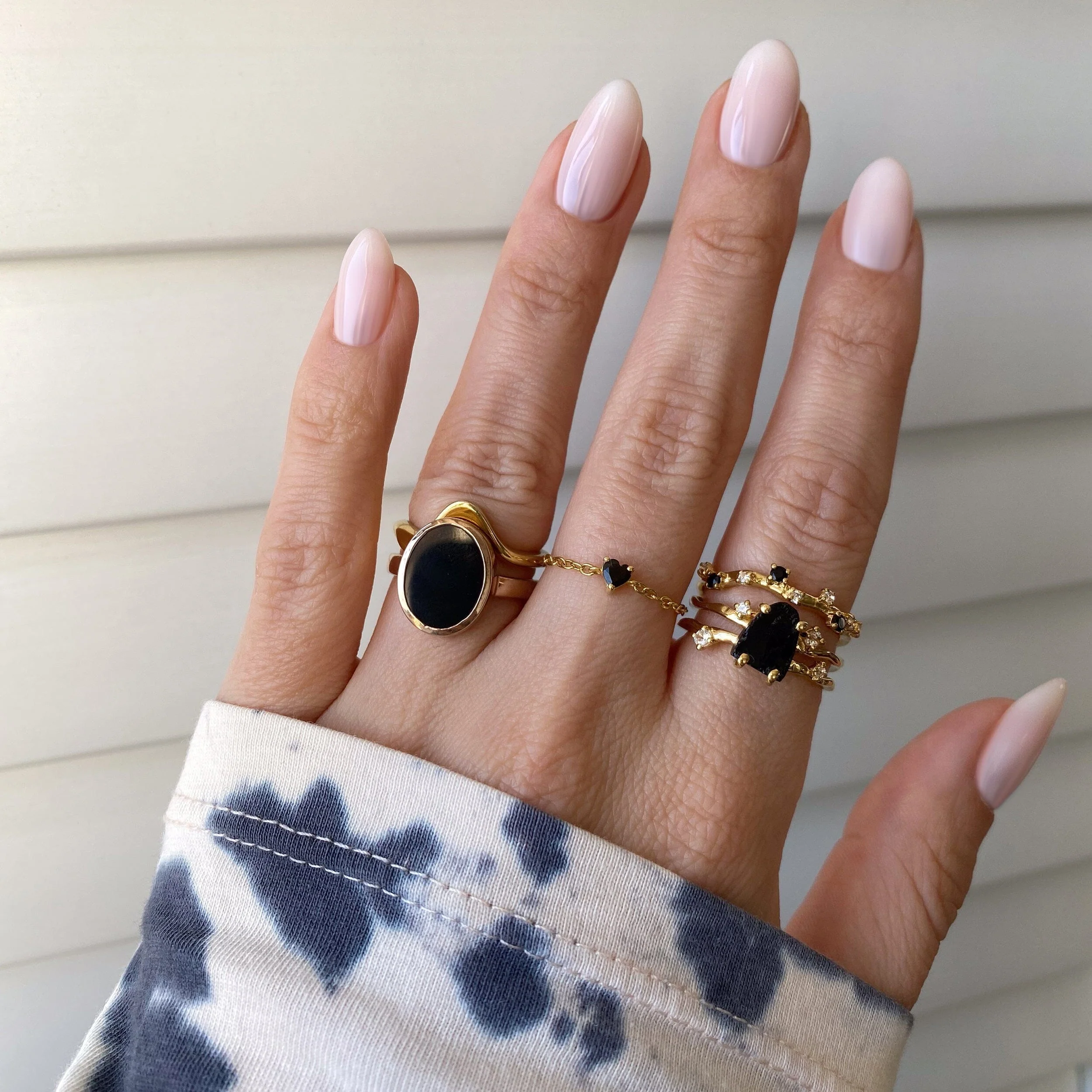 Raw Crystal Ring - Flow Black Obsidian - Image 20