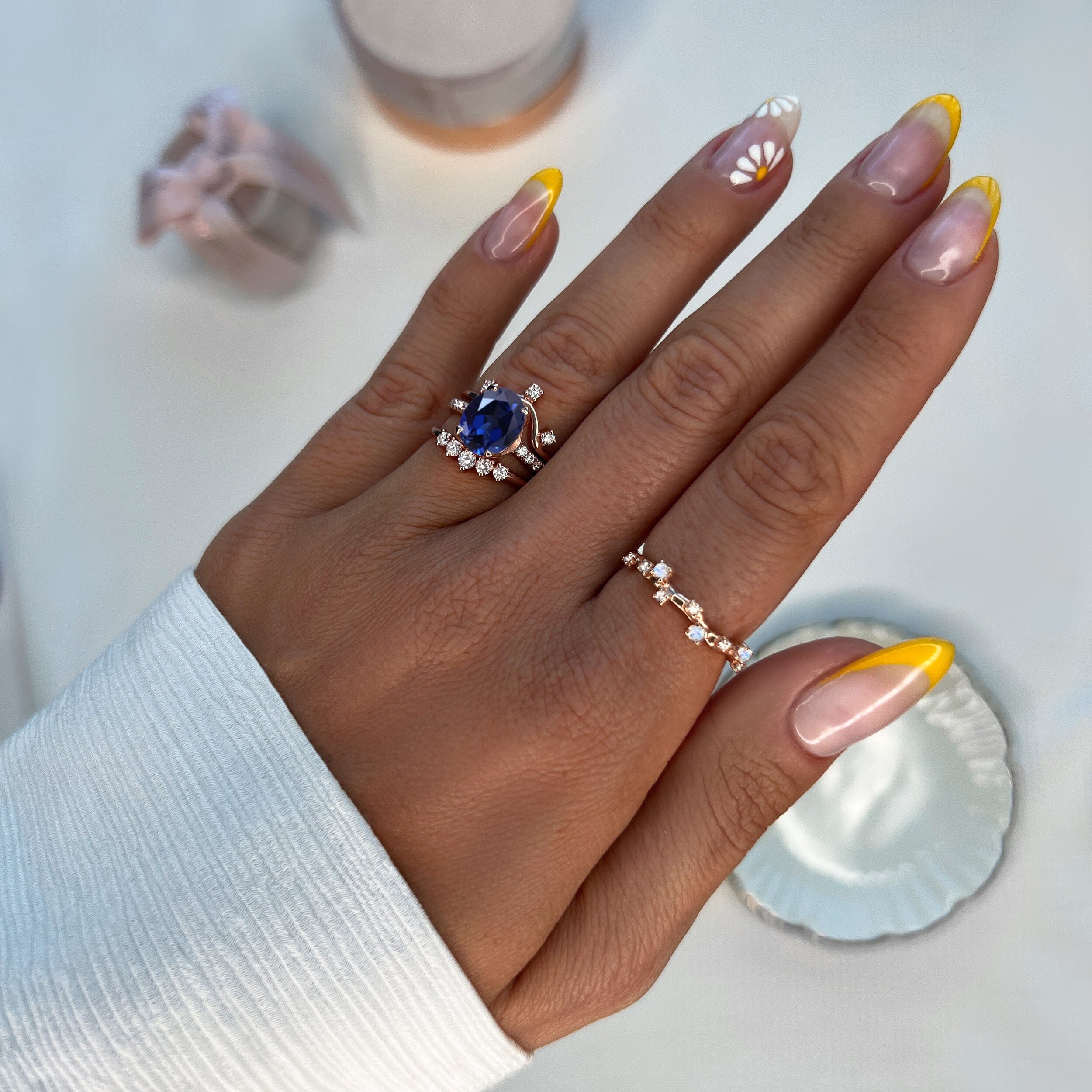 Blue Sapphire Ring - Harlow - Image 22