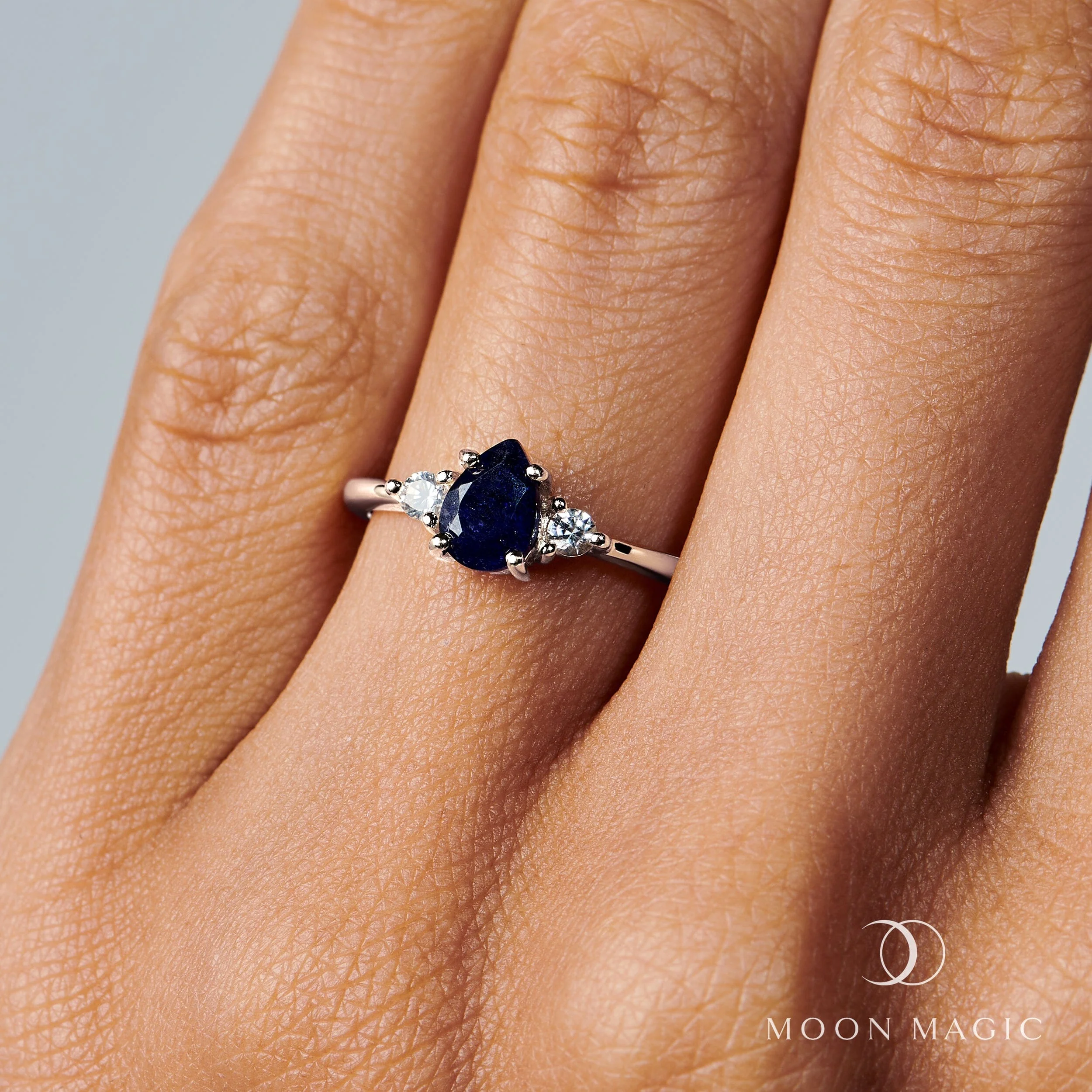 Blue Sapphire Ring - Lania - Image 2