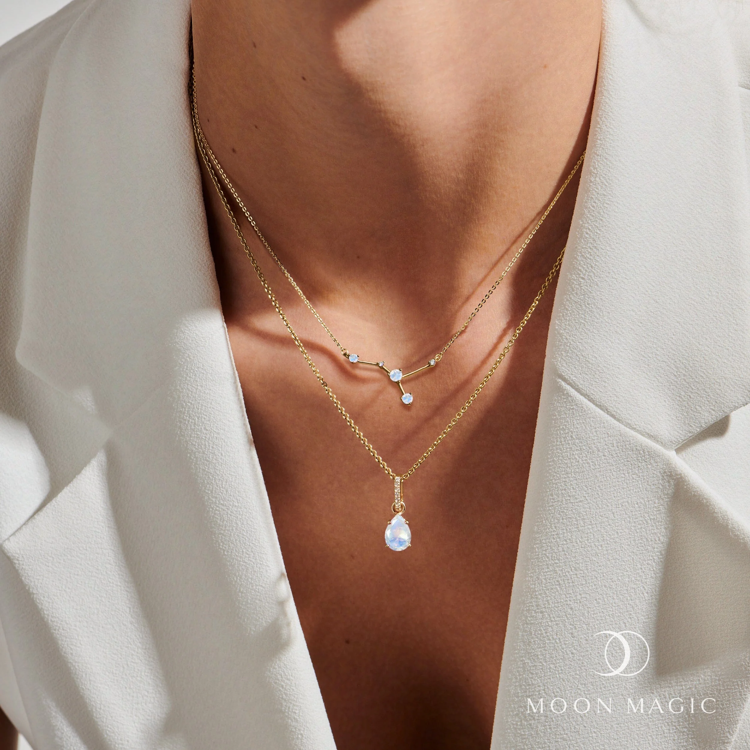 Cancer Zodiac & June Birthstone Necklaces - Image 20