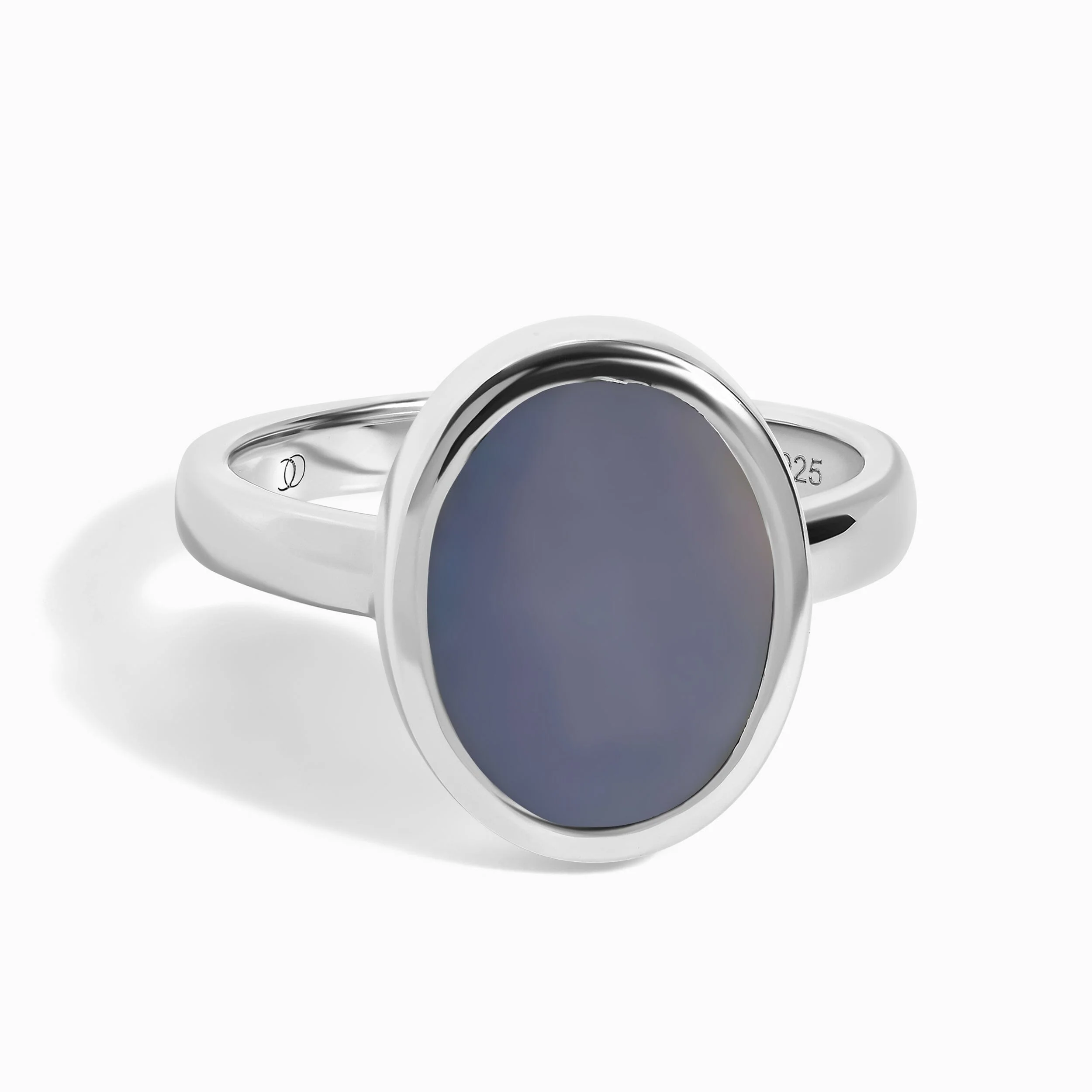 Crystal Ring - Enfolded Grey Agate