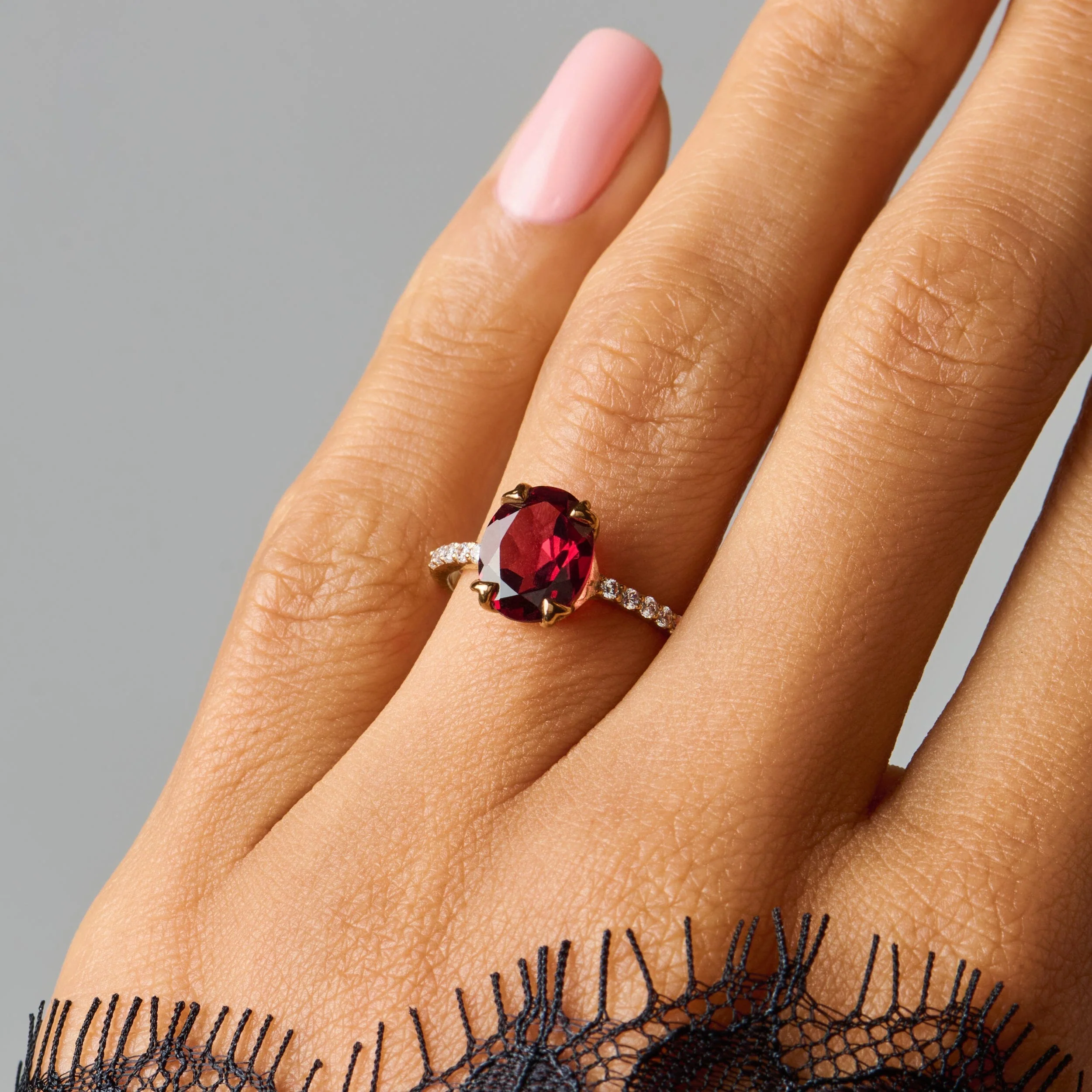 Garnet Ring - Harlow - Image 6