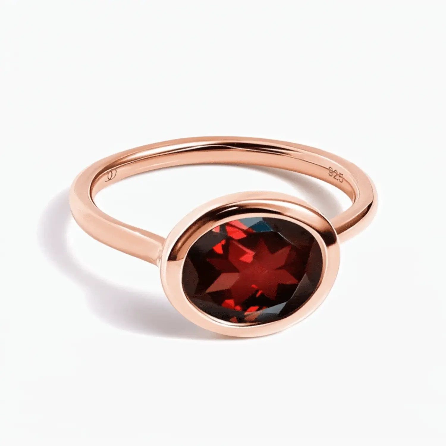 Garnet Skin Touch Ring - Feel the Passion - Image 4