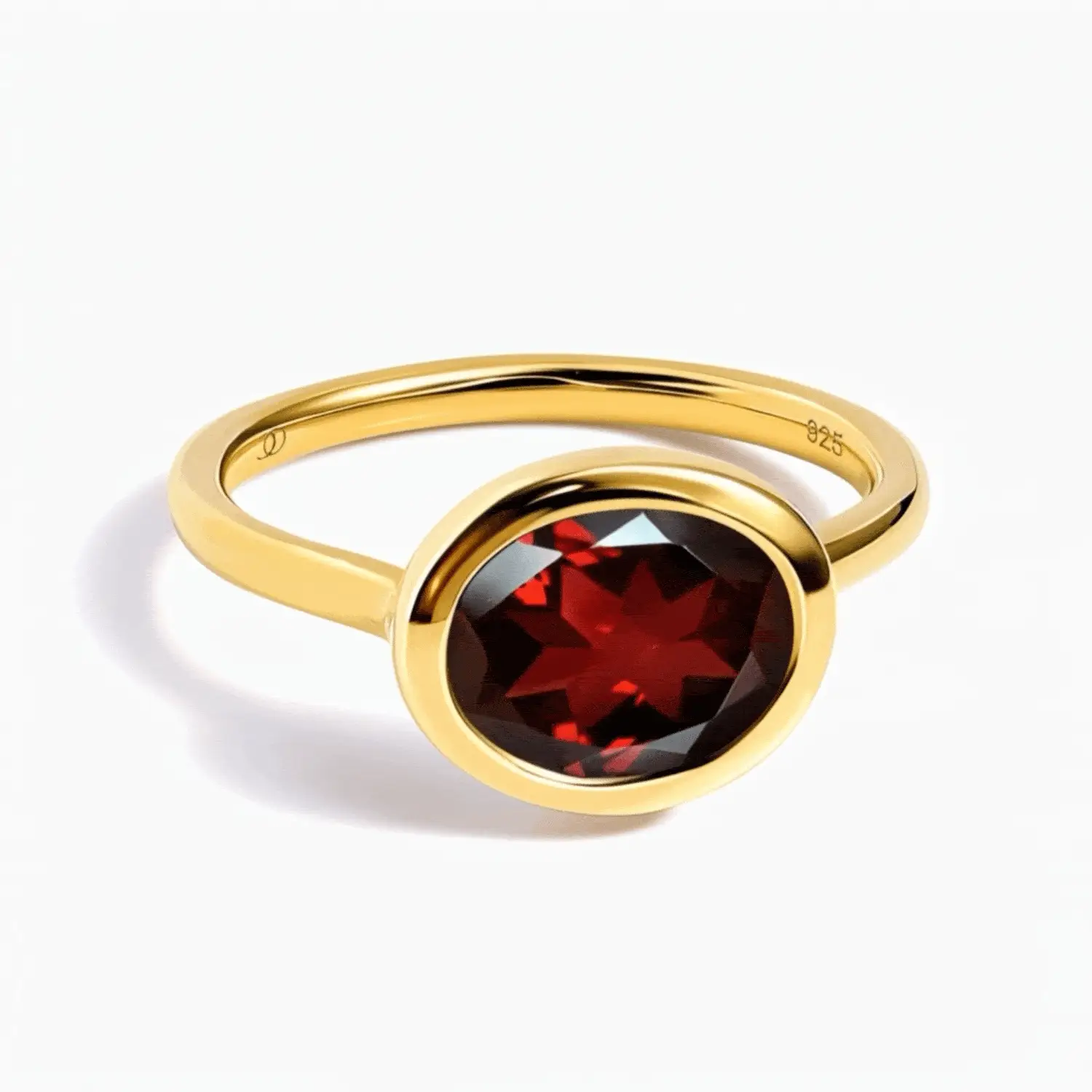 Garnet Skin Touch Ring - Feel the Passion - Image 7