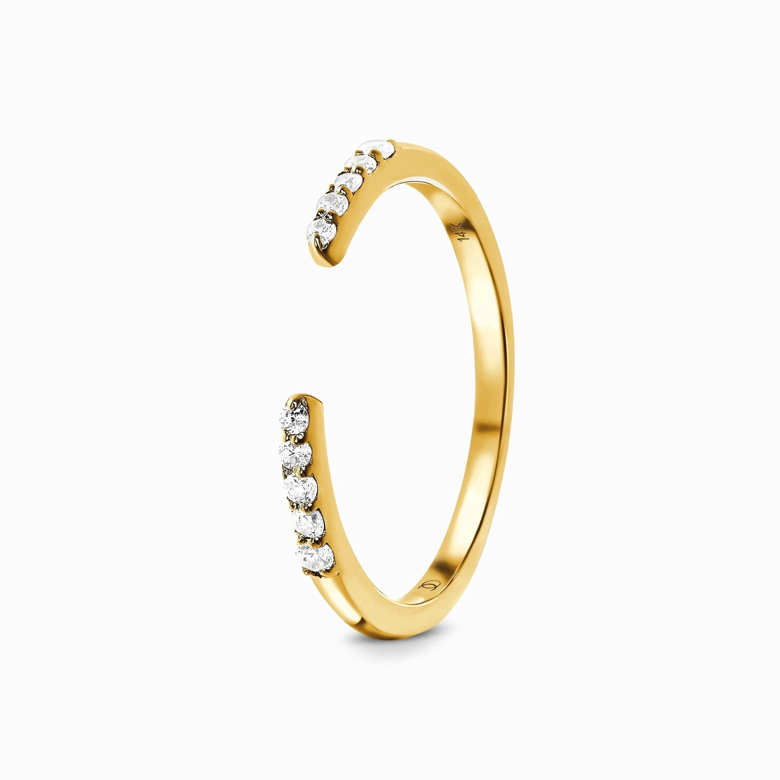 Lab Diamond Ring - Twinkling Band - Image 10