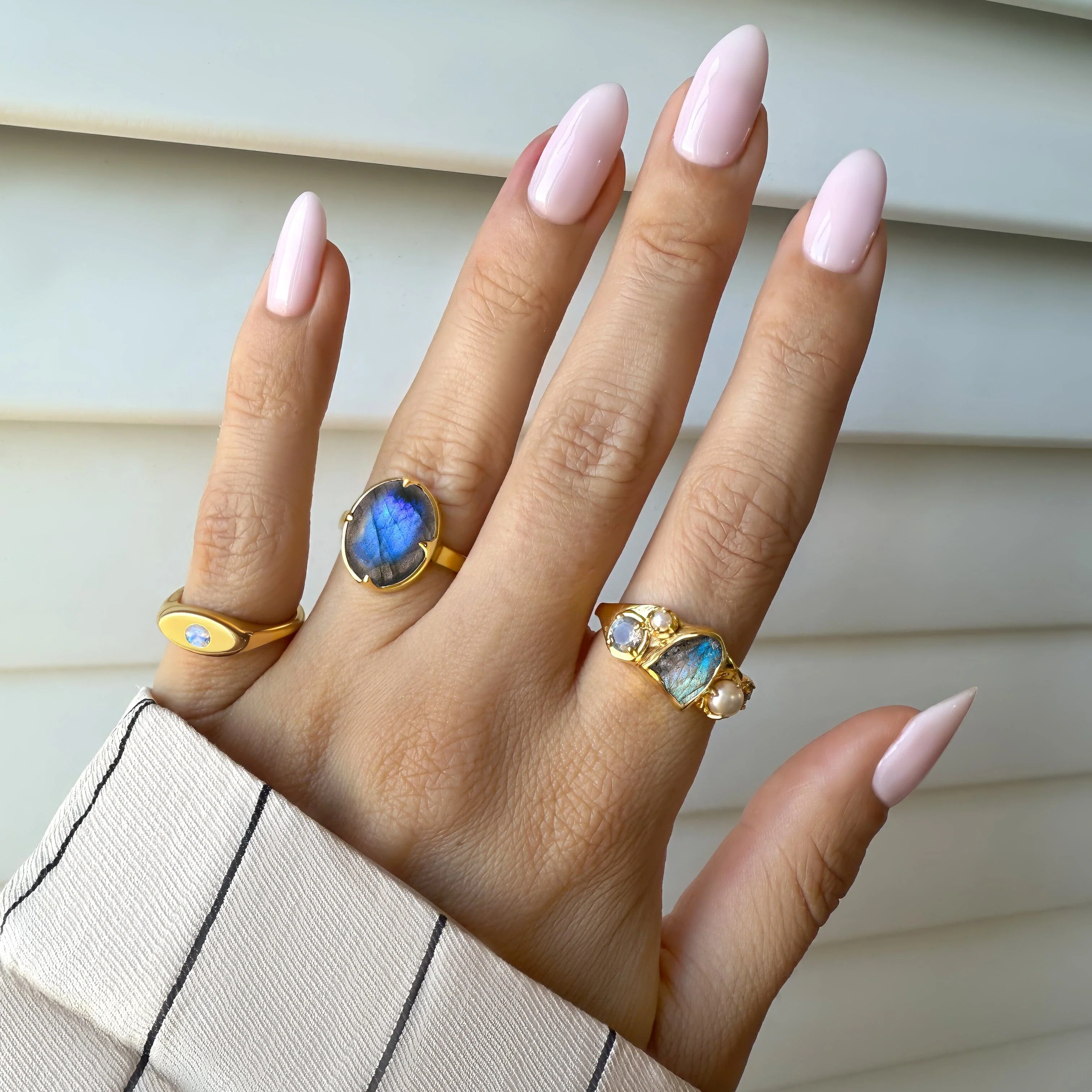Labradorite Cabochon Ring - Aura - Image 15