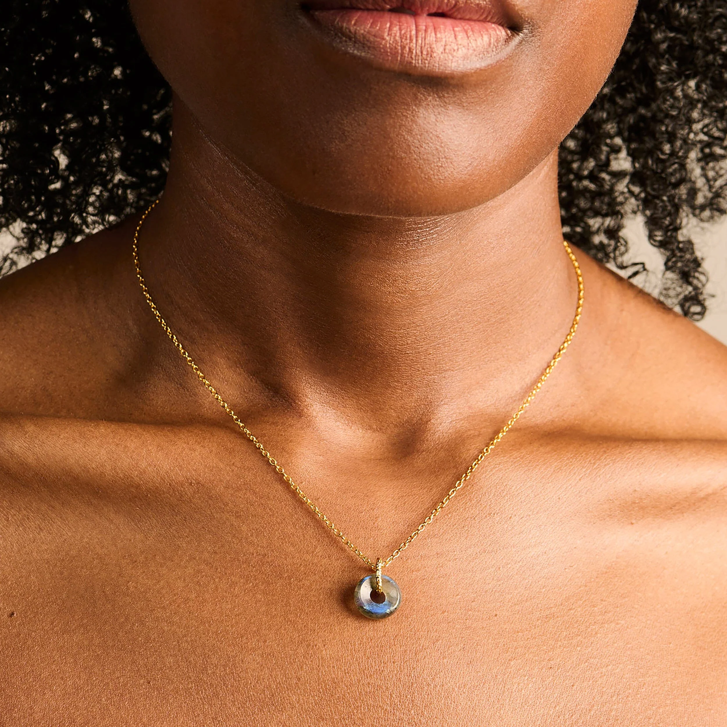 Labradorite Necklace - Aluna - Image 15