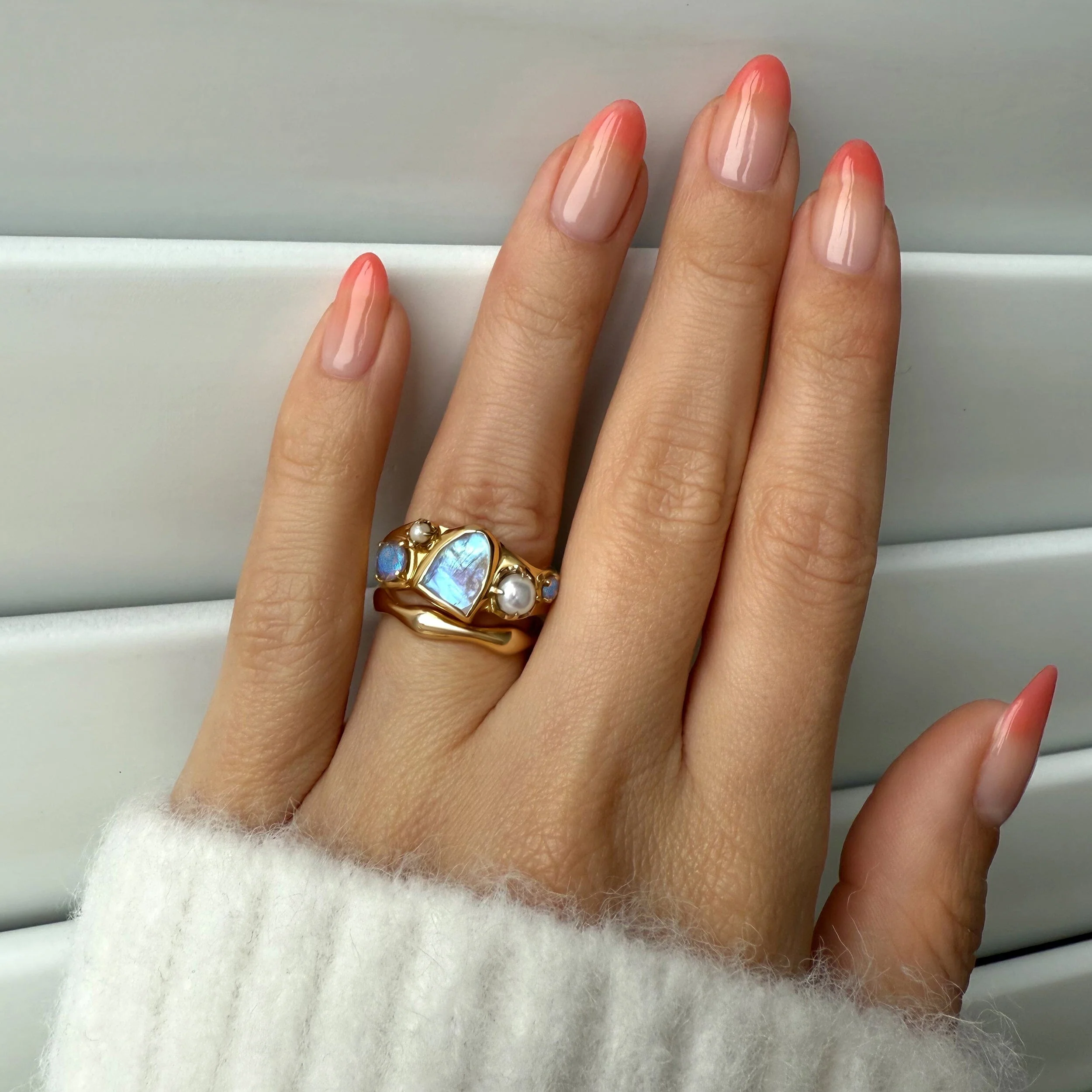 Mist Heirloom Ring & Magma Band - Image 6