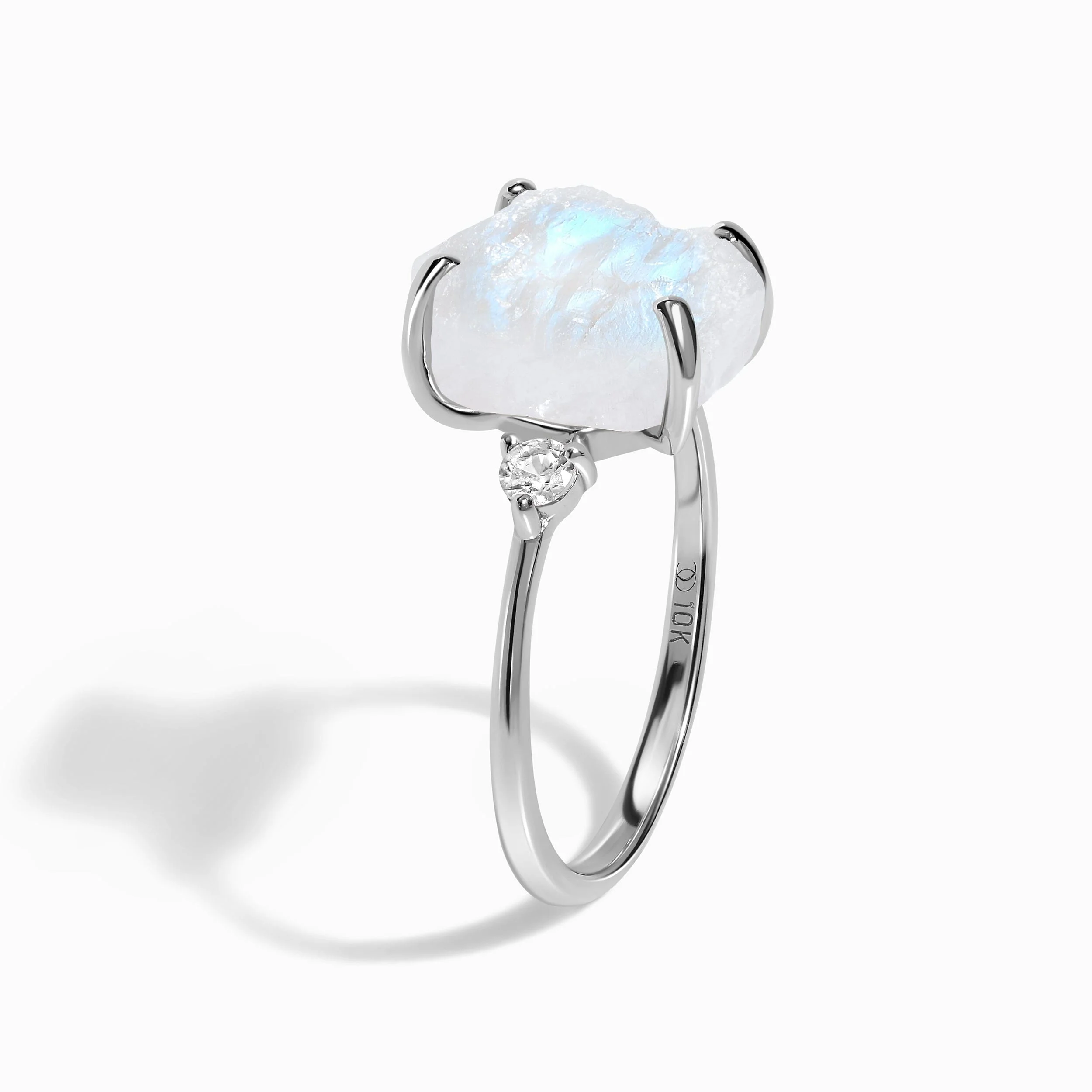 Moonstone Diamond Ring - Raw Allure - Image 12
