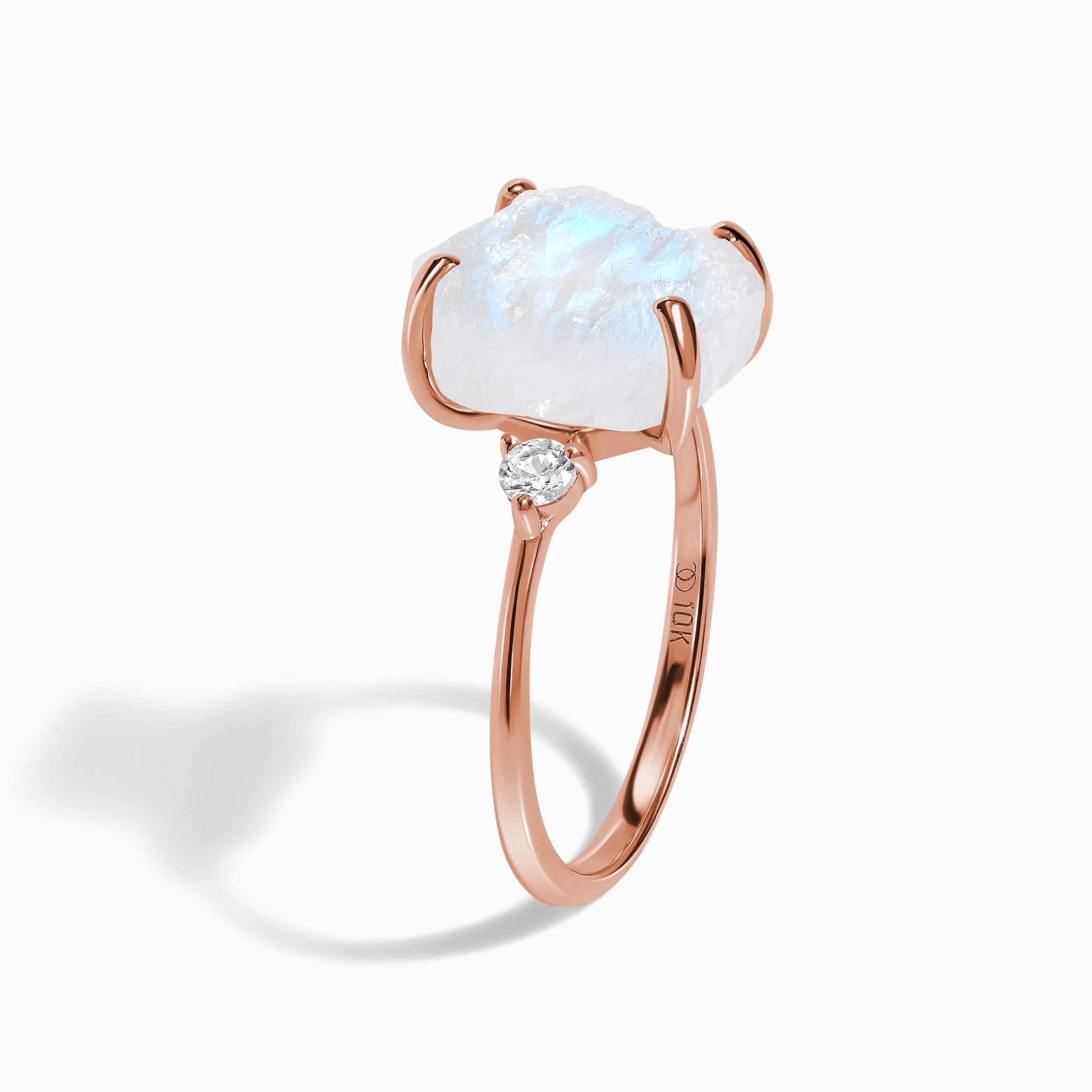 Moonstone Diamond Ring - Raw Allure - Image 13