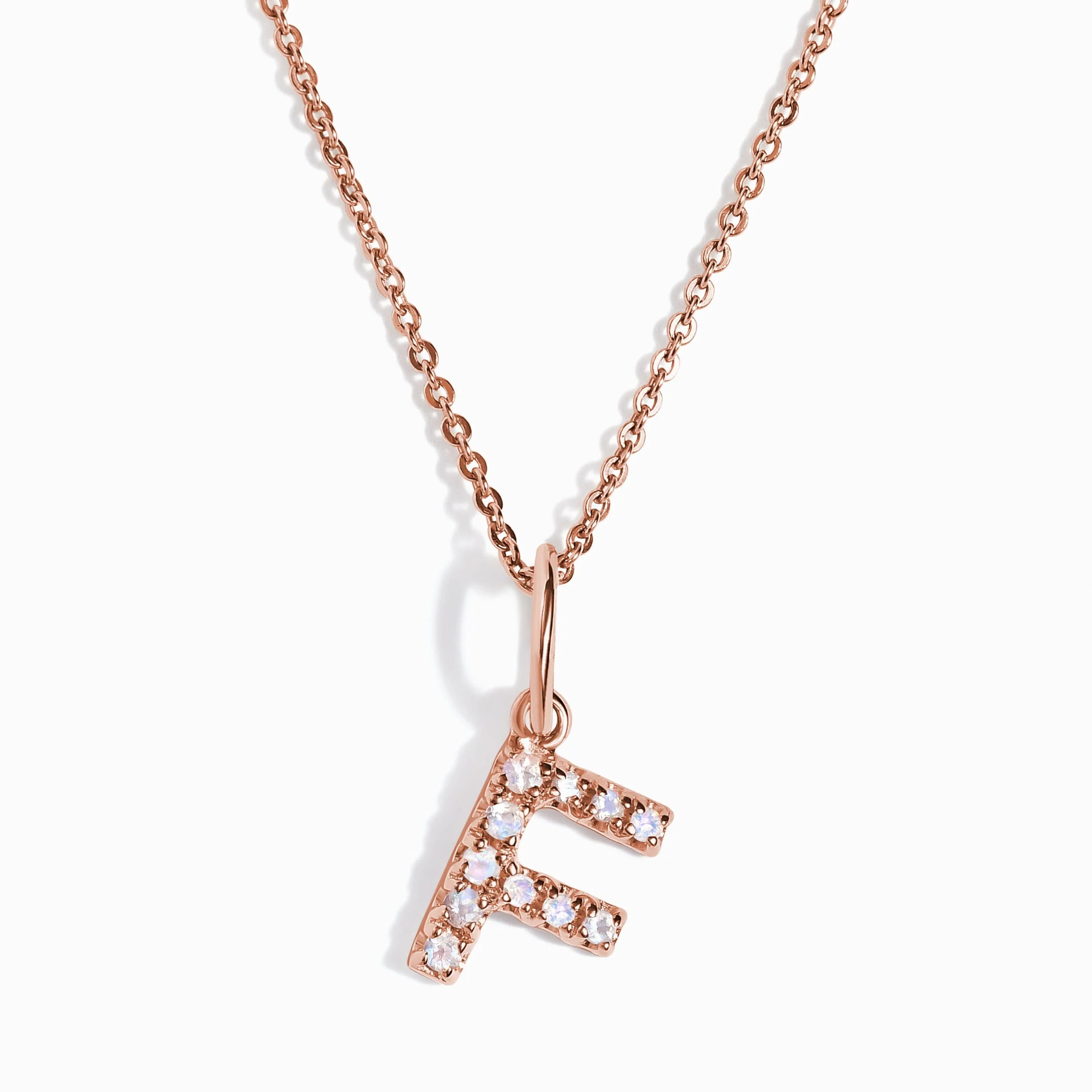 Moonstone Necklace - Alphabet - Image 11