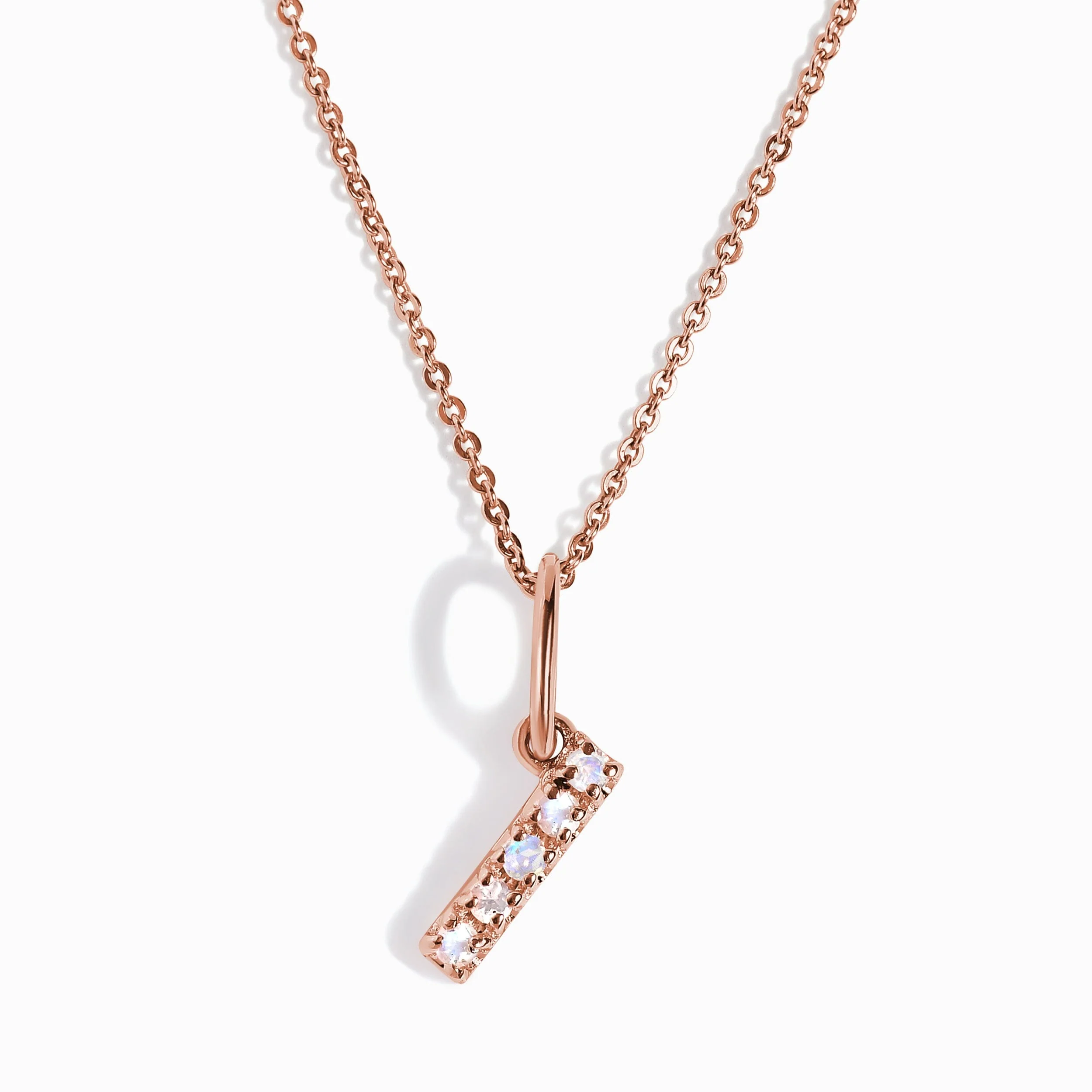Moonstone Necklace - Alphabet - Image 17