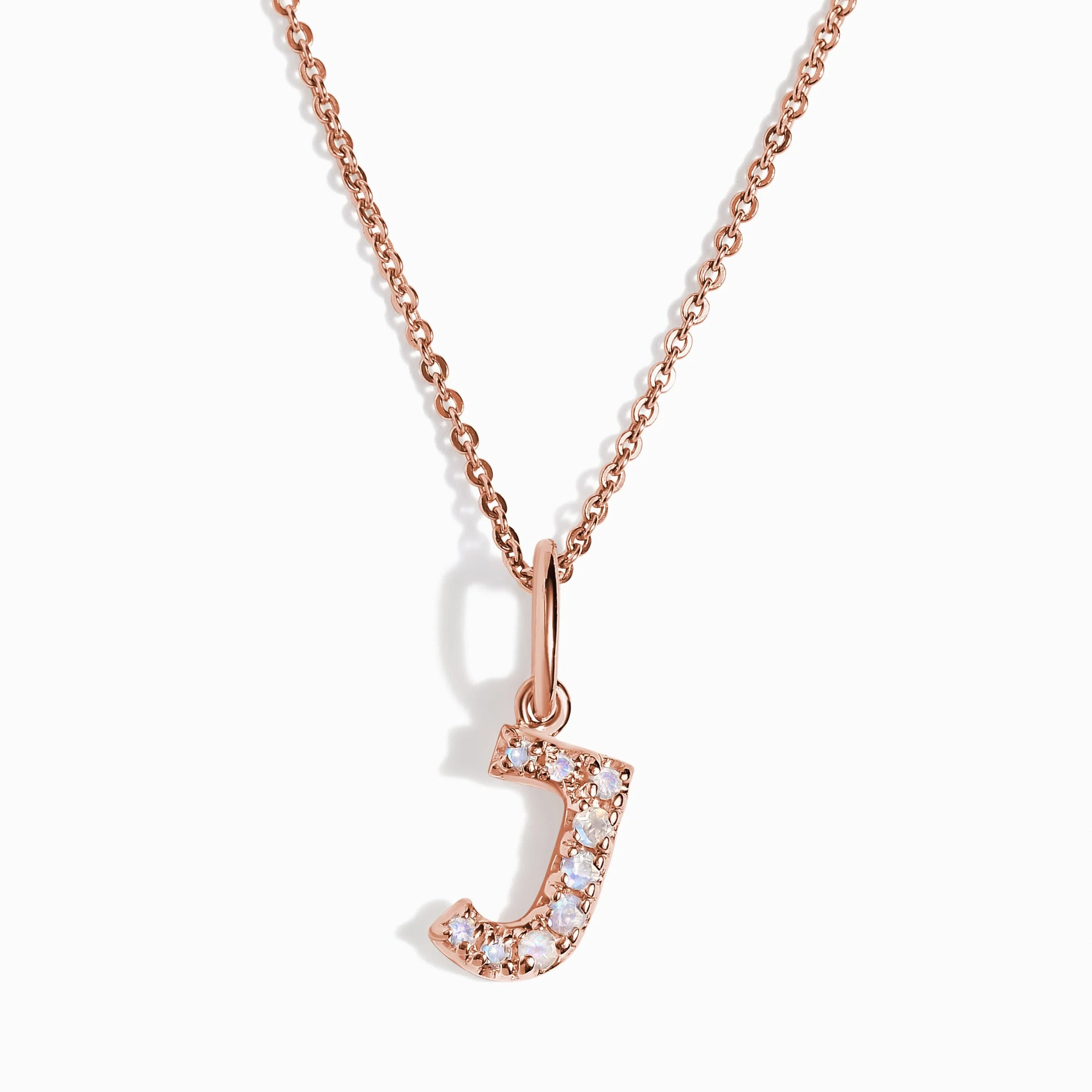 Moonstone Necklace - Alphabet - Image 19