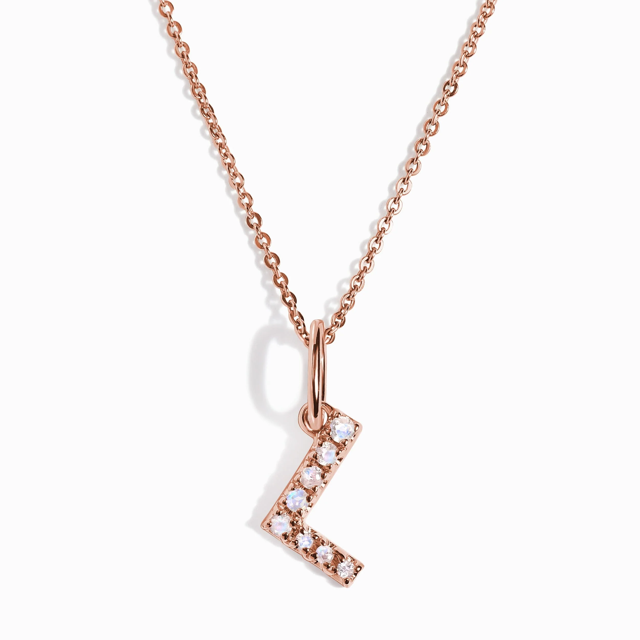 Moonstone Necklace - Alphabet - Image 23