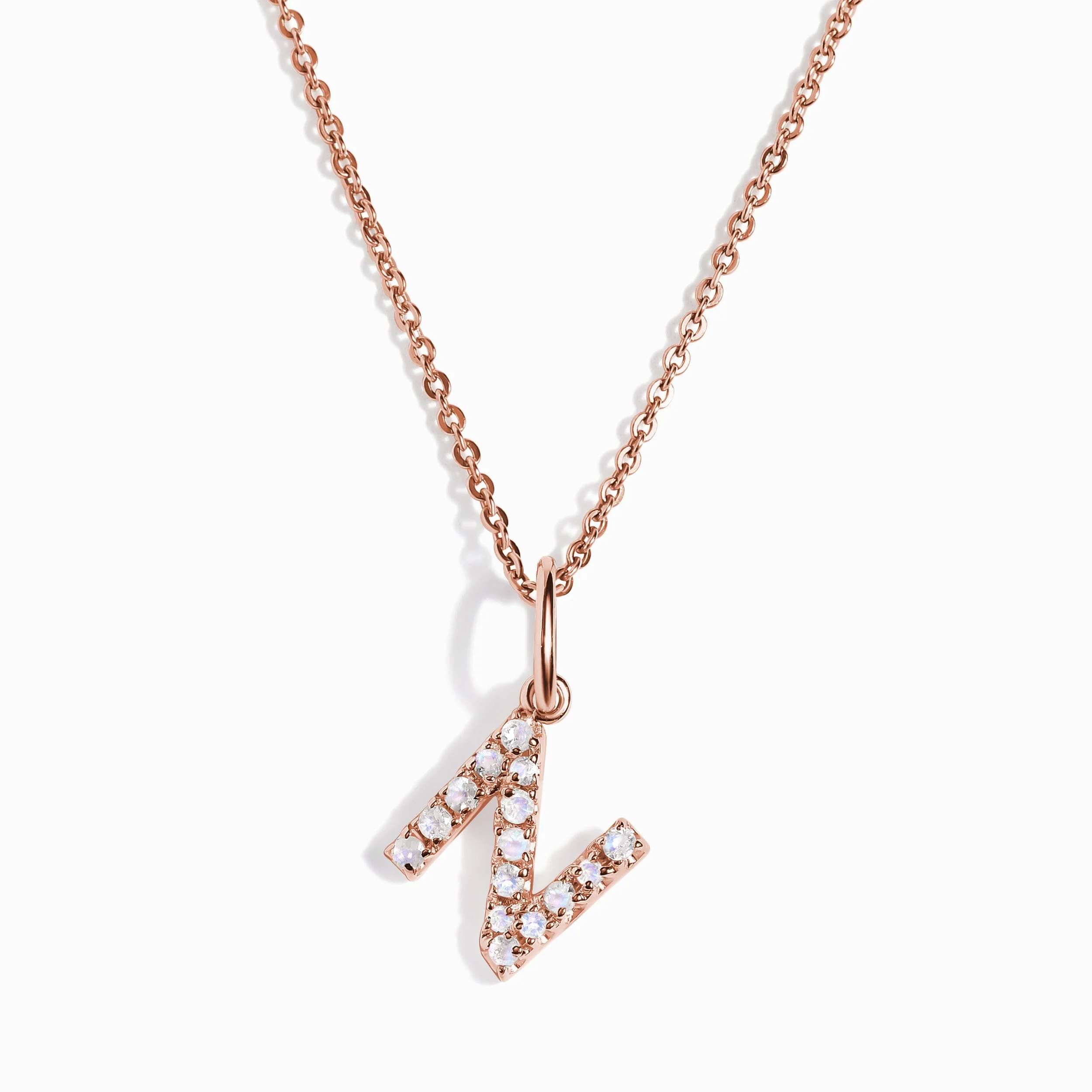Moonstone Necklace - Alphabet - Image 27