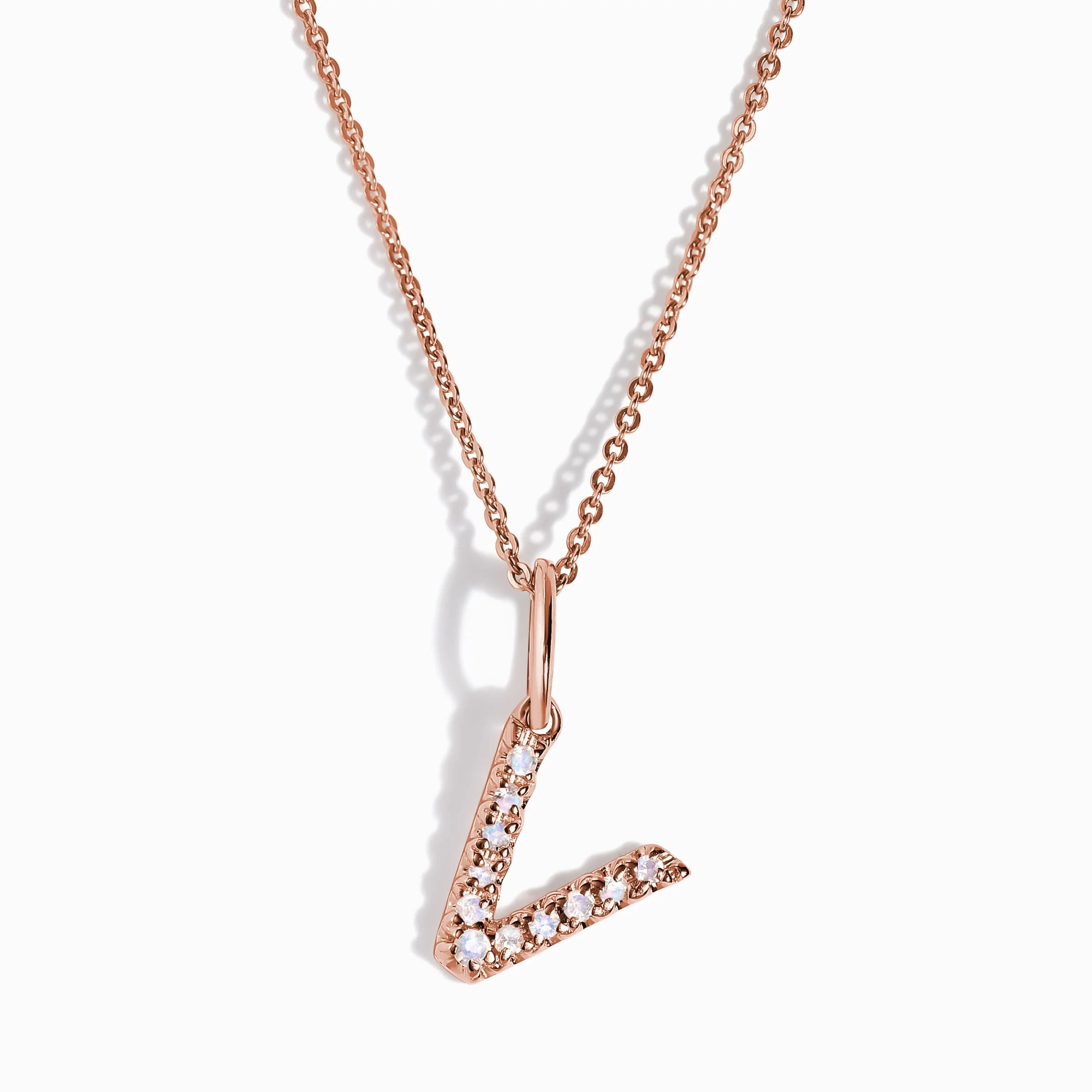 Moonstone Necklace - Alphabet - Image 43