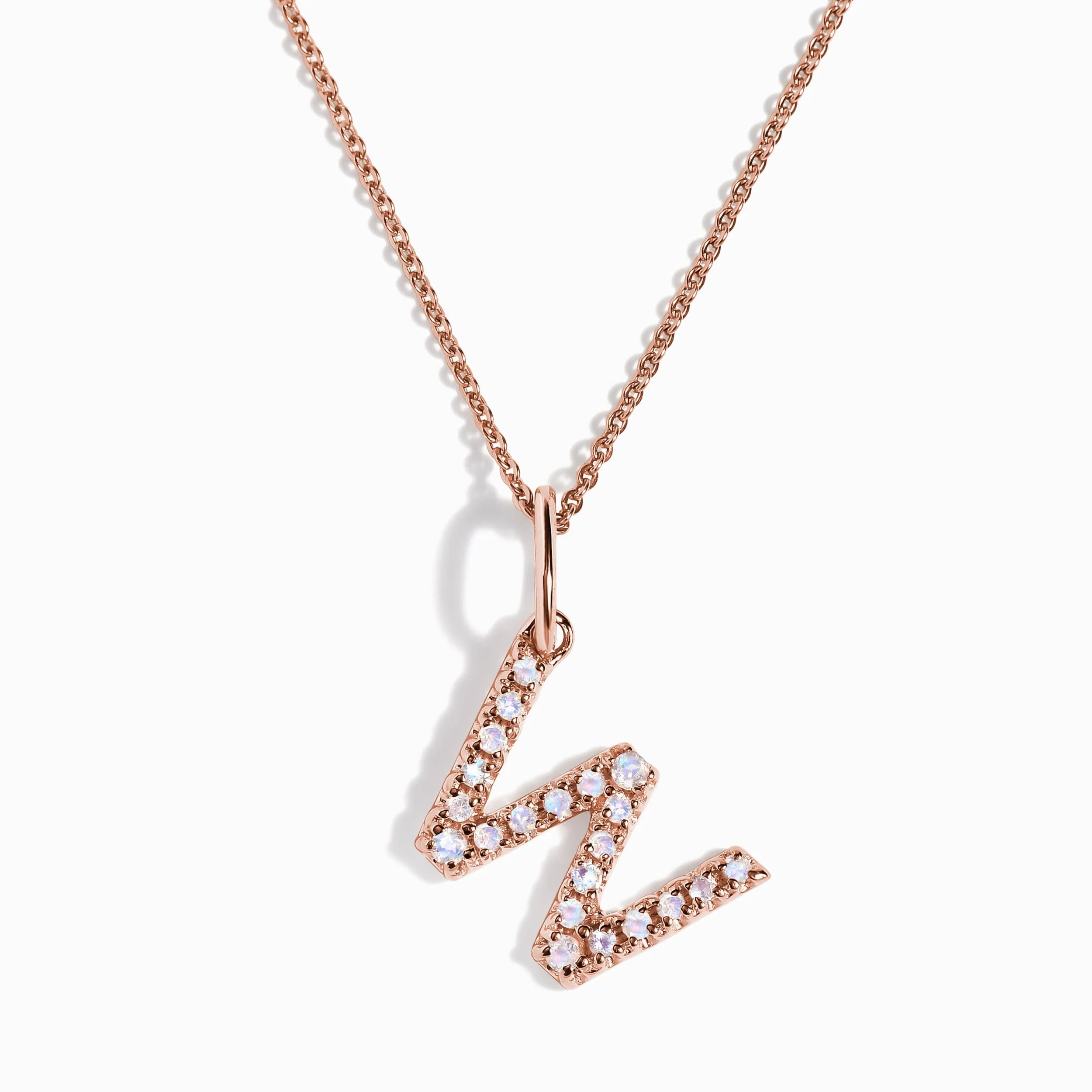 Moonstone Necklace - Alphabet - Image 45