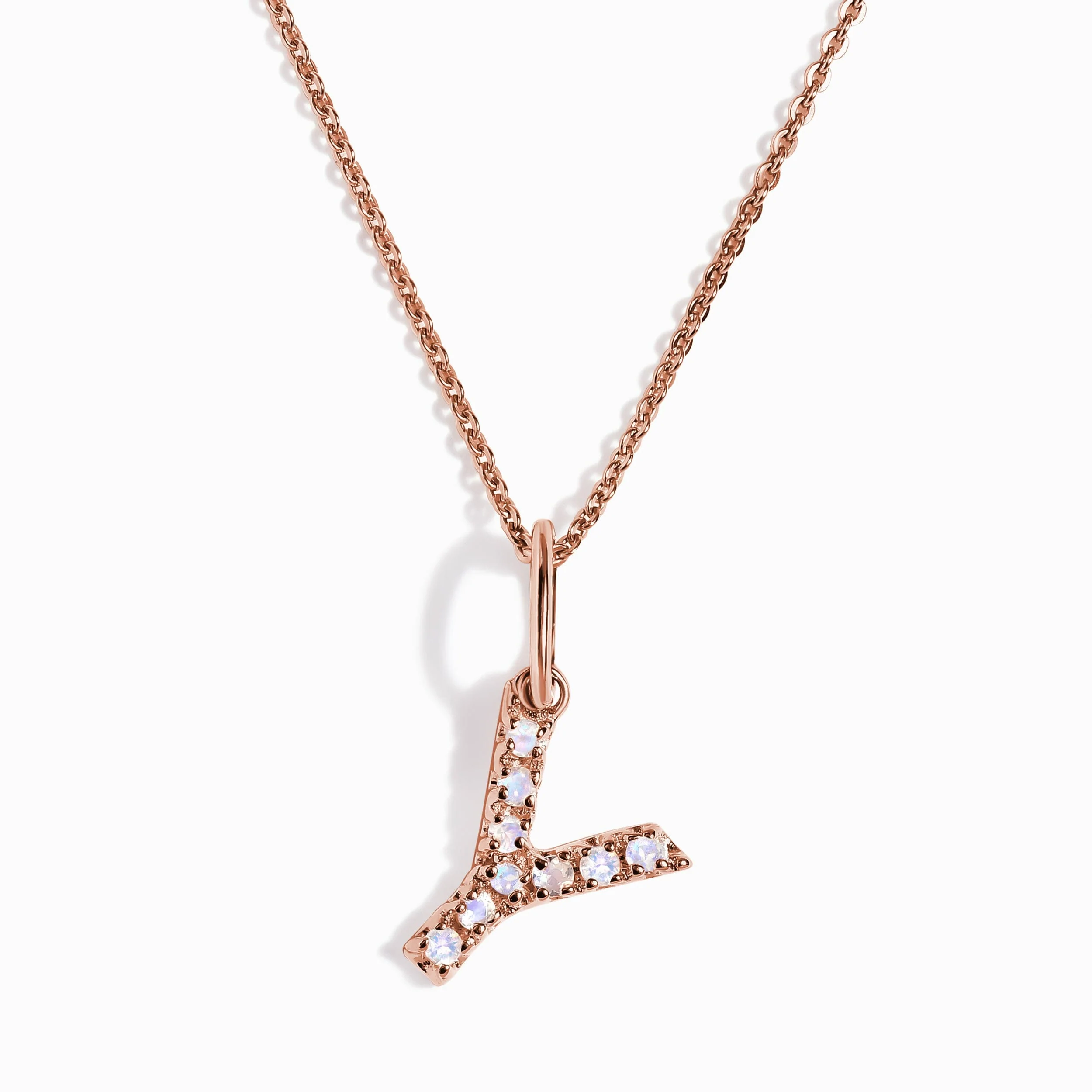 Moonstone Necklace - Alphabet - Image 49