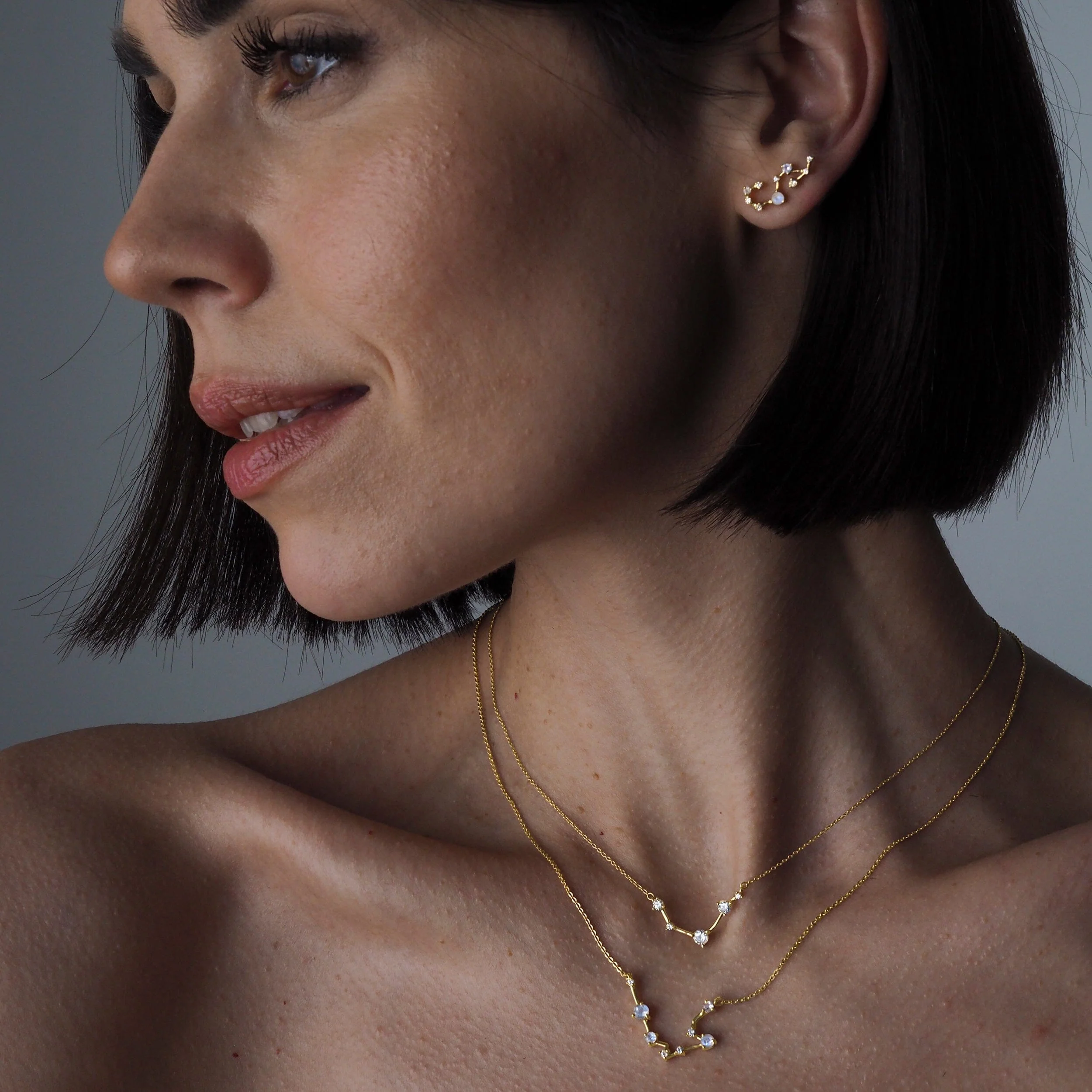 Moonstone Necklace - Aries Zodiac Constellation - Image 18