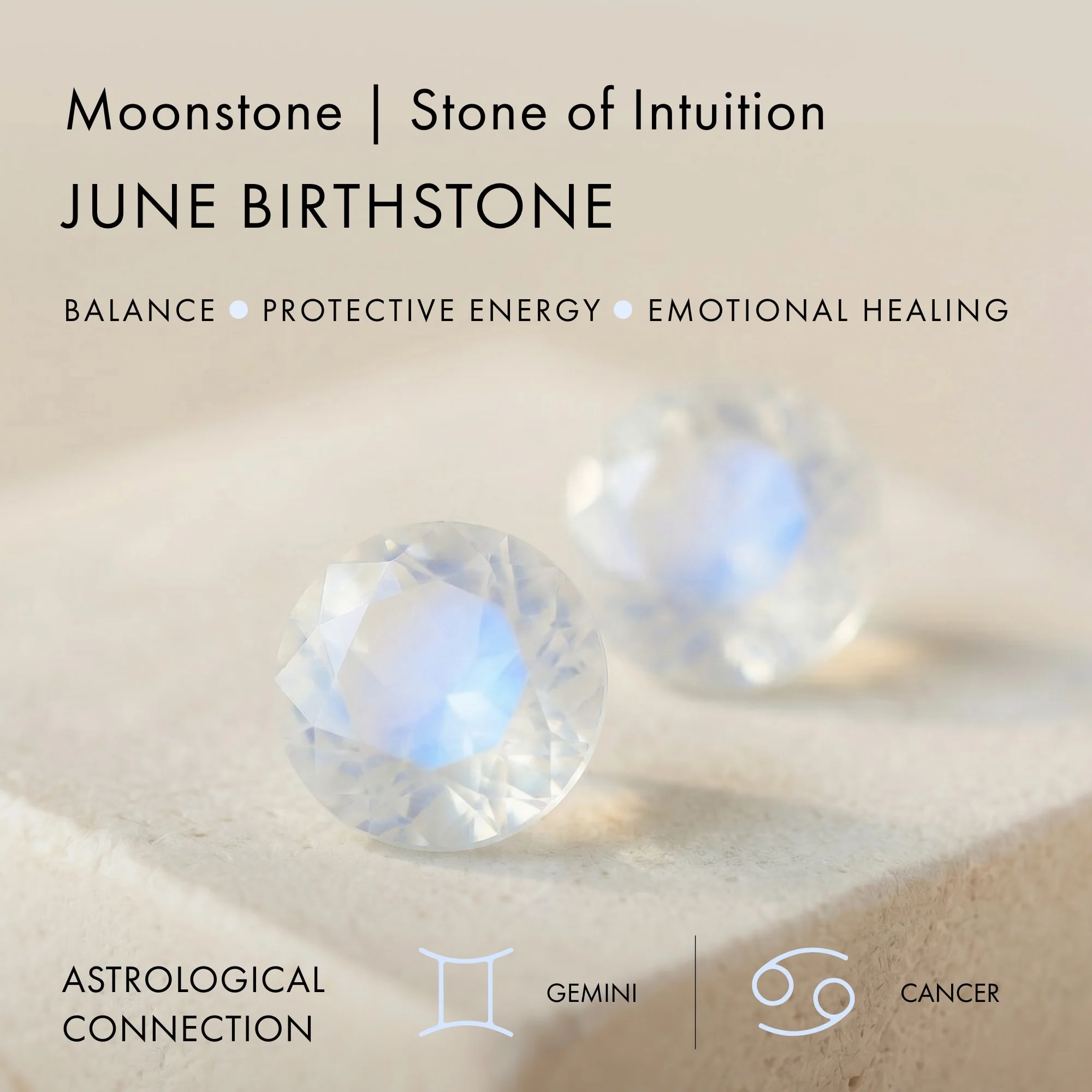 Moonstone Necklace - Solitaire - Image 7