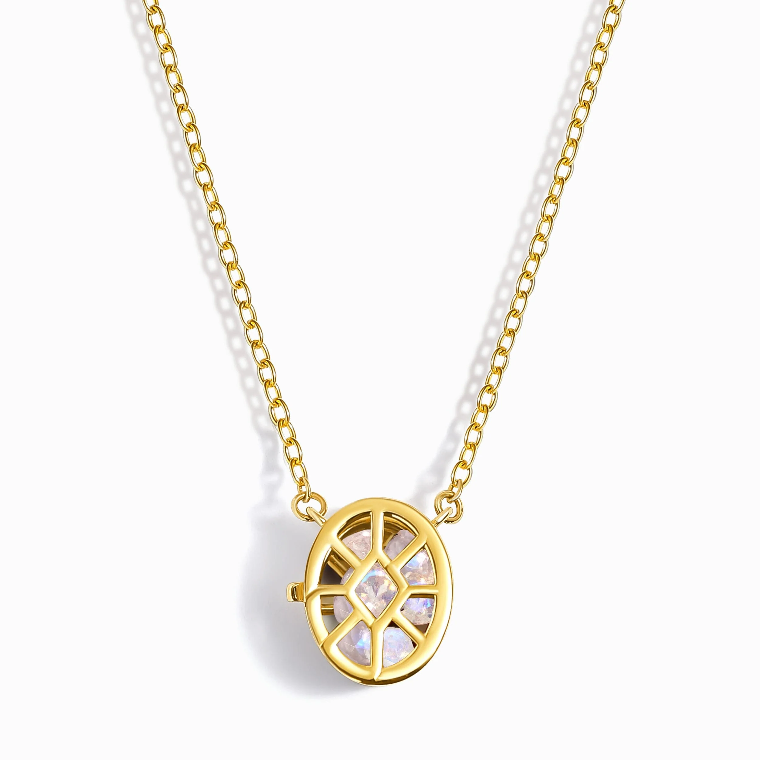 Moonstone Necklace - Motion Medicine Locket - Image 3