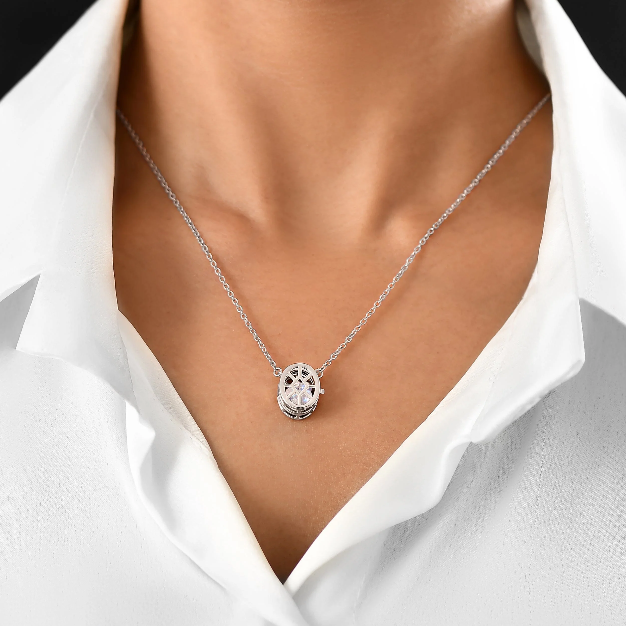 Moonstone Necklace - Motion Medicine Locket - Image 4
