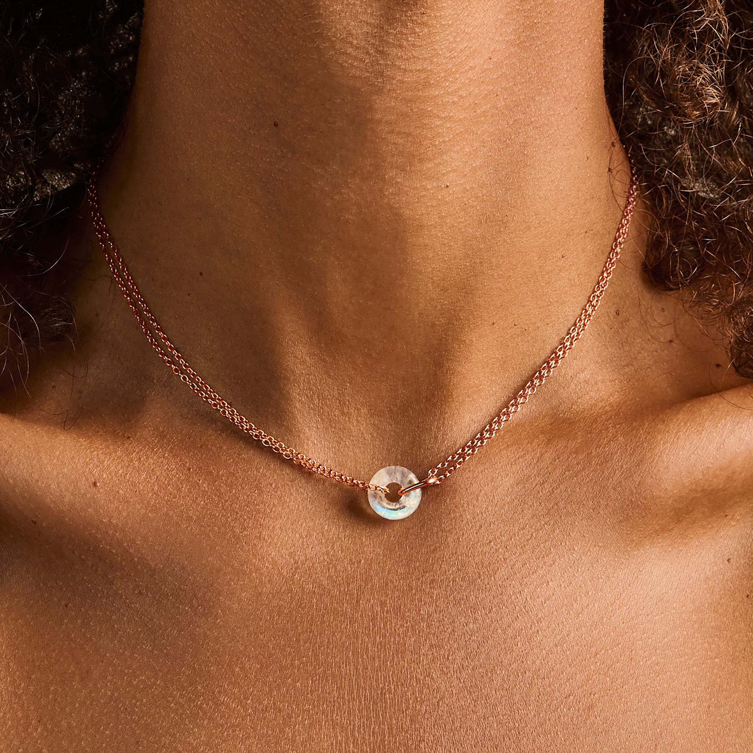 Moonstone Necklace - Ora - Image 4
